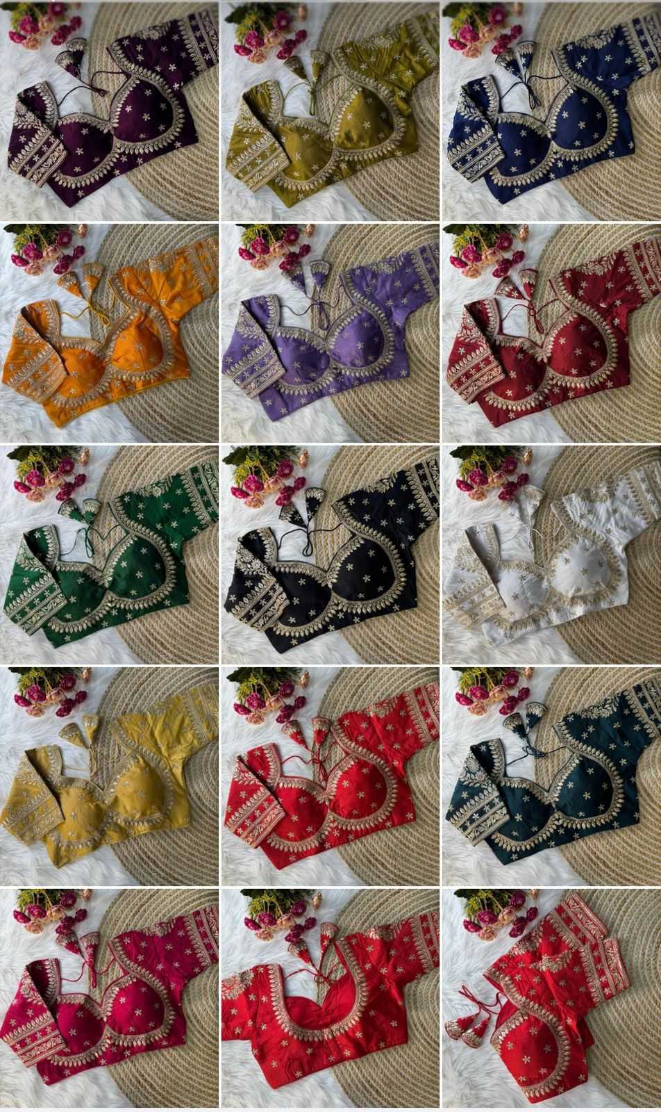 Ynf Vichitra Silk KESH426 221 Readymade Blouses Wedding Collections Festive Collections Wholesale Sequence Embroidery Blouse Party Wear Blouse Silk Blouse Manufacturer