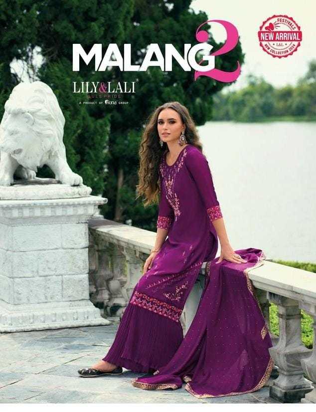 Ynf Vichitra Silk RIN190 LILY LALI MALANG VOL 2 Setwise Collections Wholesale Dresses & Suits Catalogs Manufacturer