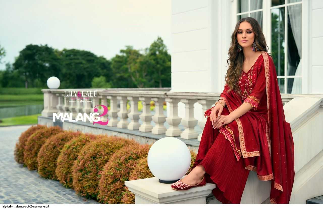 Ynf Vichitra Silk RIN190 LILY LALI MALANG VOL 2 Setwise Collections Wholesale Dresses & Suits Catalogs Manufacturer