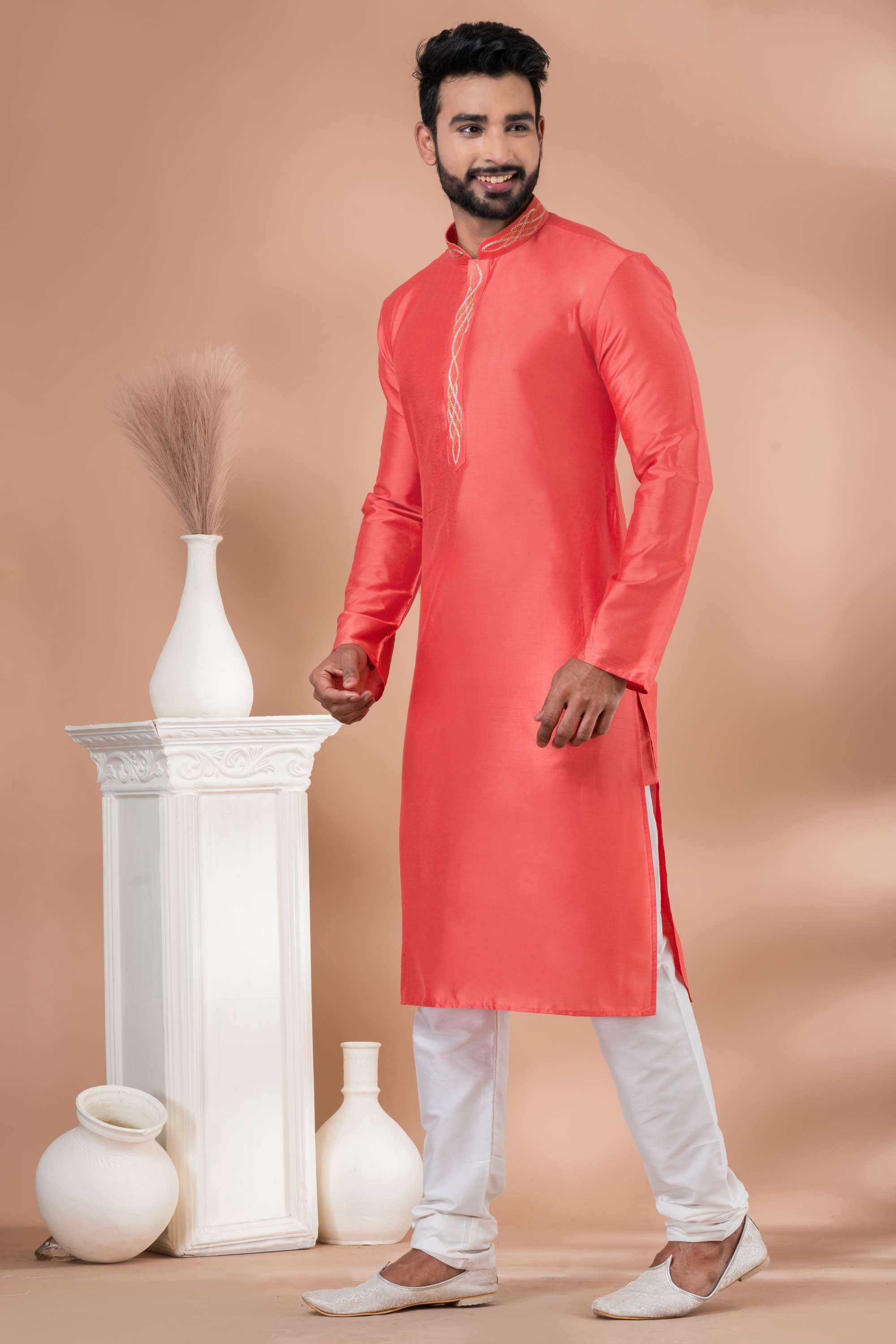 Ynf Viscose RIN223 3380A Mens Wear Wholesale Mens Kurtas Mens Kurta Pyjama Men Wedding kurta Manufacturer