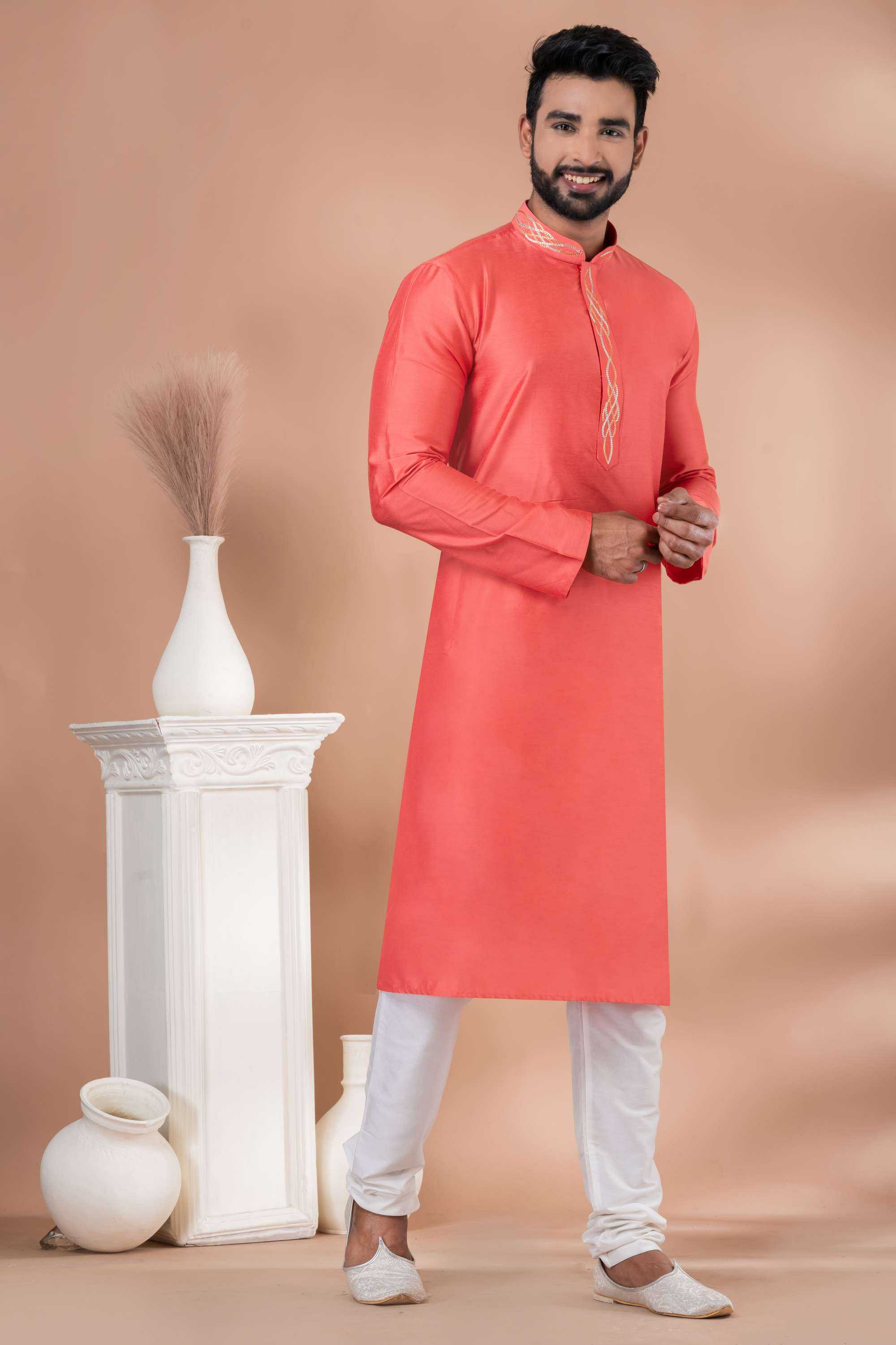 Ynf Viscose RIN223 3380A Mens Wear Wholesale Mens Kurtas Mens Kurta Pyjama Men Wedding kurta Manufacturer