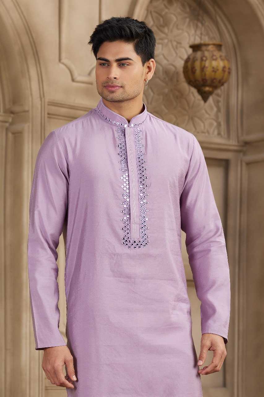 Ynf Art Silk RIN197 3101 Mens Wear Wholesale Mens Kurtas Mens Kurta Pyjama Embroidered Kurta Pajama Manufacturer