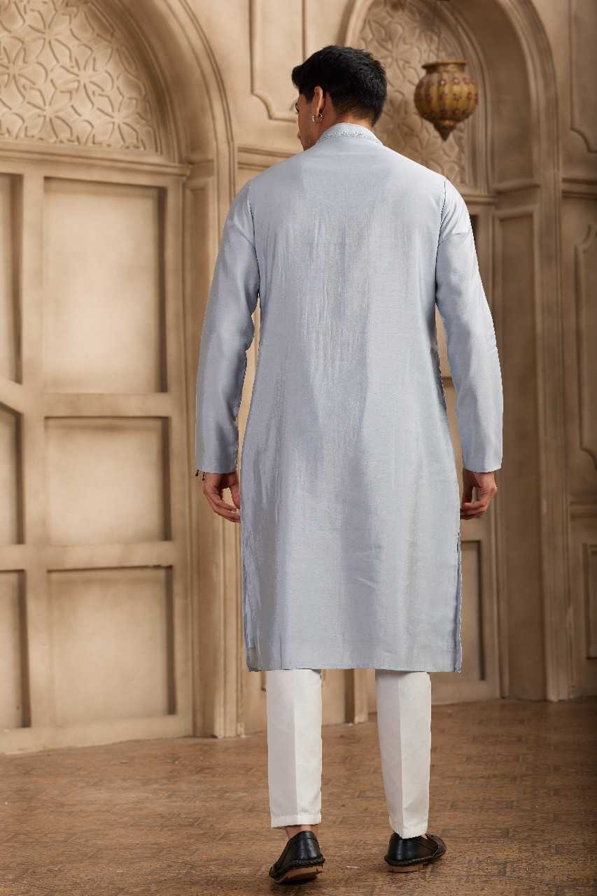 Ynf Art Silk RIN197 3101 Mens Wear Wholesale Mens Kurtas Mens Kurta Pyjama Embroidered Kurta Pajama Manufacturer