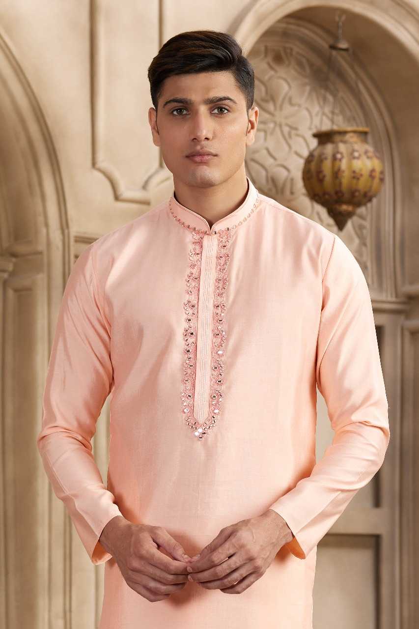 Ynf Art Silk RIN197 3101 Mens Wear Wholesale Mens Kurtas Mens Kurta Pyjama Embroidered Kurta Pajama Manufacturer