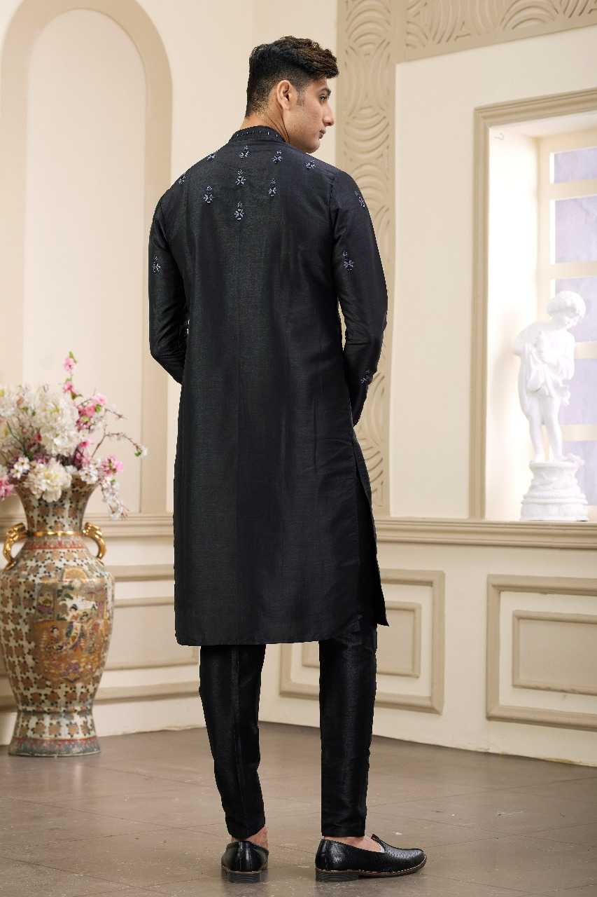 Ynf Art Silk RIN197 3102 Mens Wear Wholesale Mens Kurtas Mens Kurta Pyjama Embroidered Kurta Pajama Manufacturer
