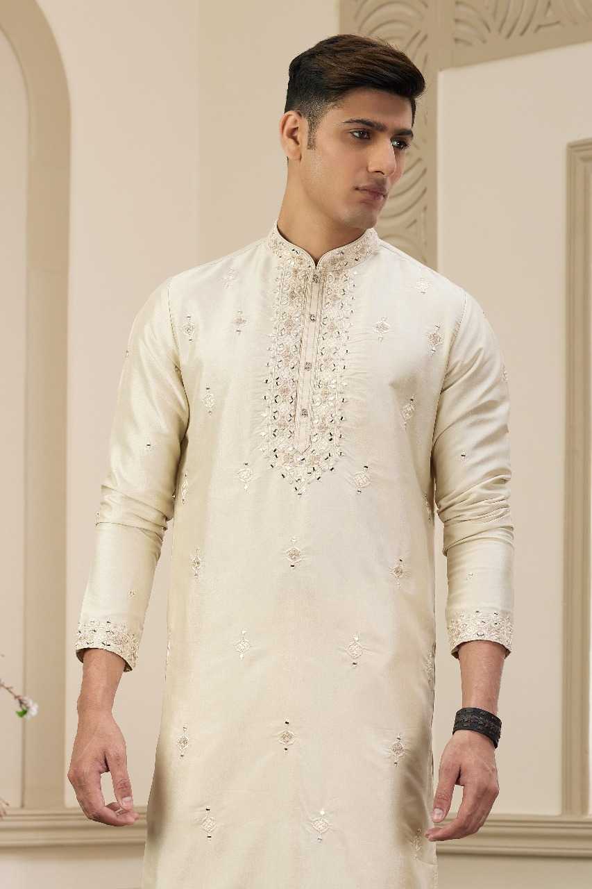 Ynf Art Silk RIN197 3102 Mens Wear Wholesale Mens Kurtas Mens Kurta Pyjama Embroidered Kurta Pajama Manufacturer