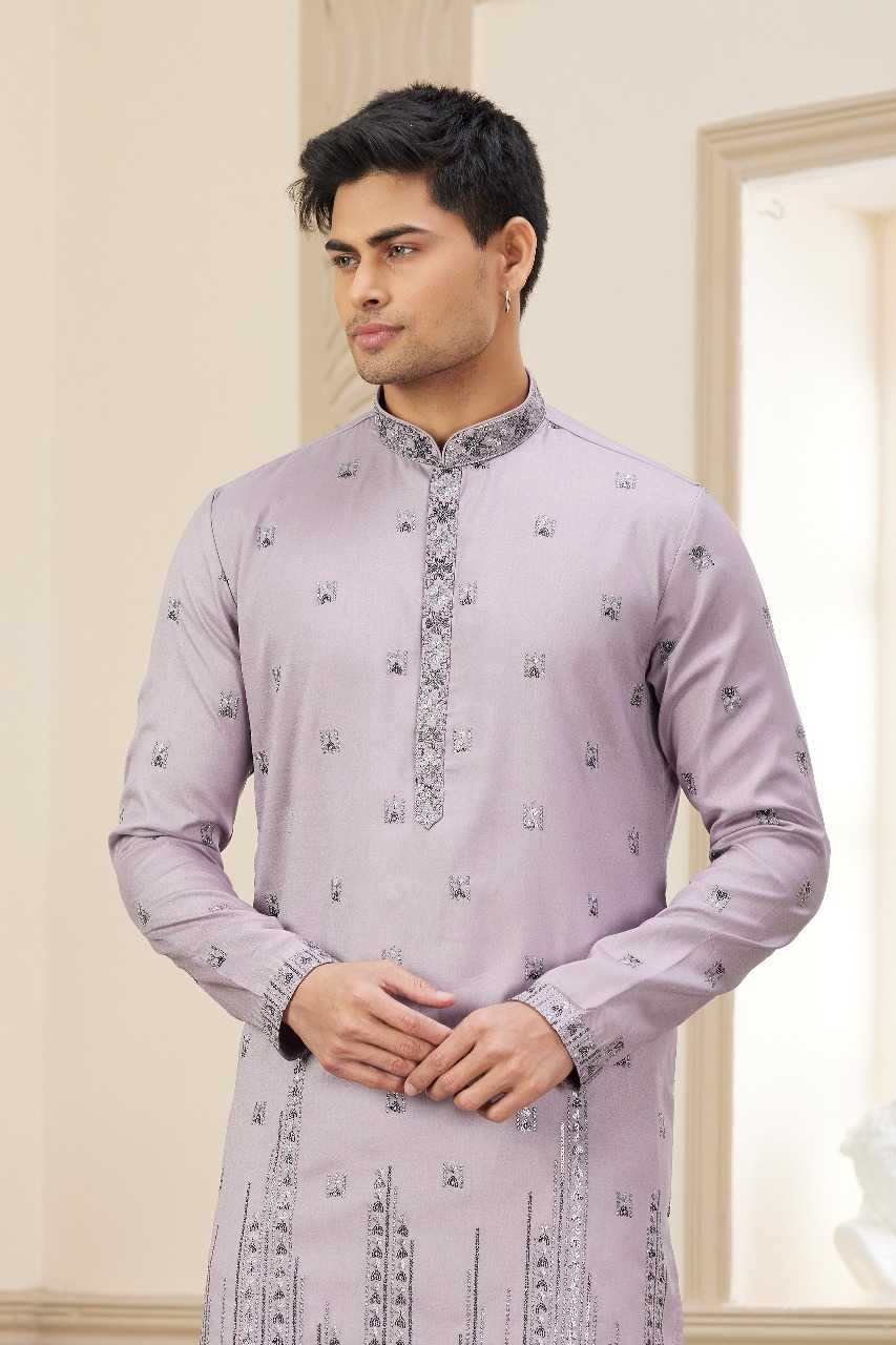 Ynf Art Silk RIN197 3102 Mens Wear Wholesale Mens Kurtas Mens Kurta Pyjama Embroidered Kurta Pajama Manufacturer