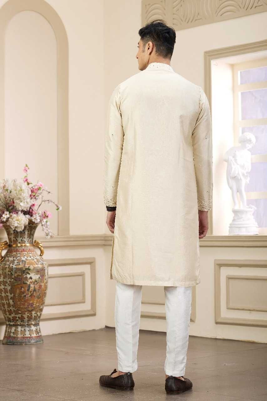 Ynf Art Silk RIN197 3102 Mens Wear Wholesale Mens Kurtas Mens Kurta Pyjama Embroidered Kurta Pajama Manufacturer