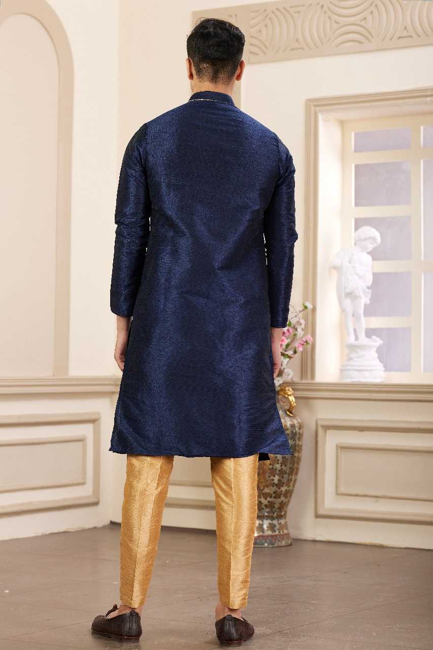 Ynf Art Silk RIN197 3103 Mens Wear Wholesale Mens Kurtas Mens Kurta Pyjama Embroidered Kurta Pajama Manufacturer