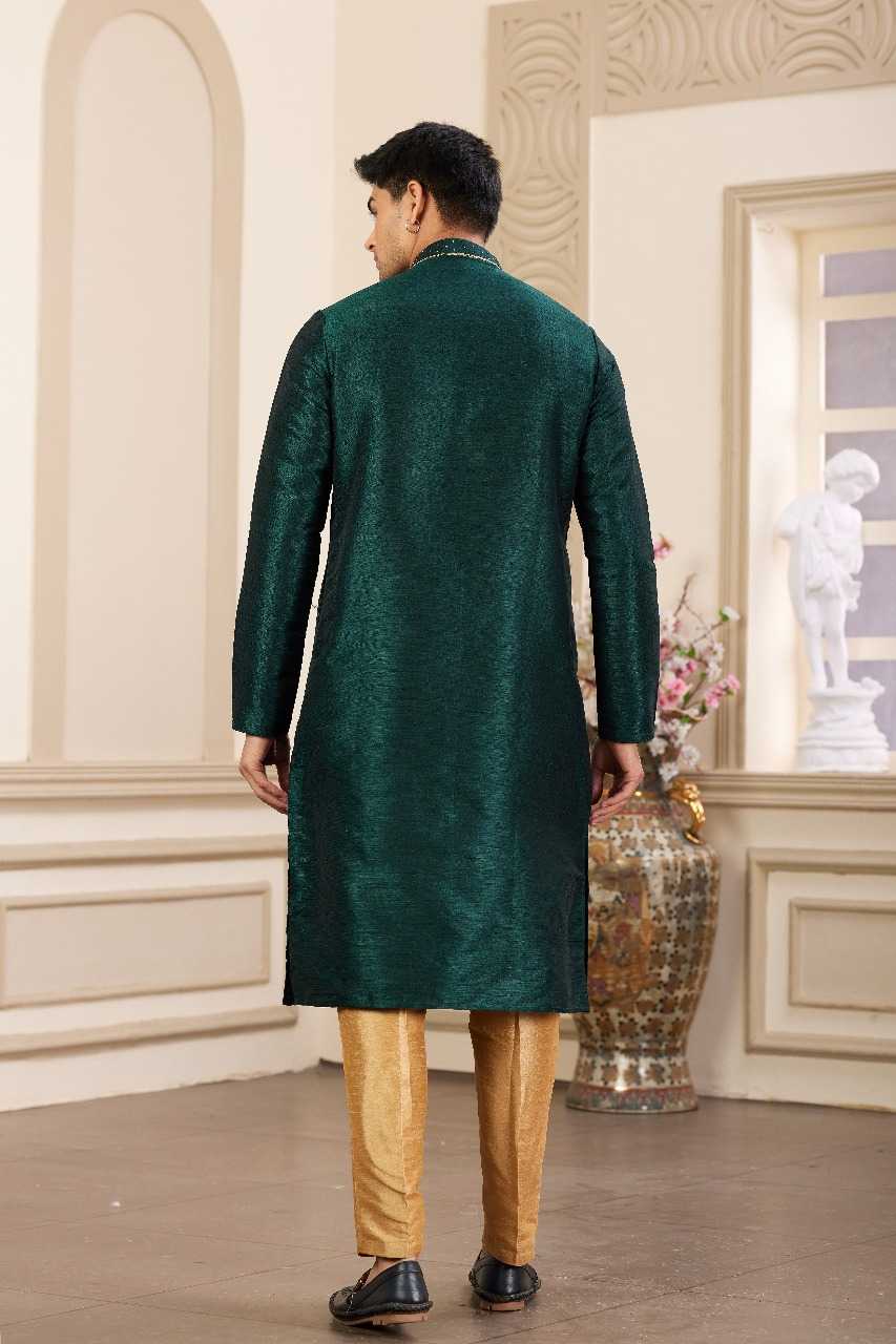 Ynf Art Silk RIN197 3103 Mens Wear Wholesale Mens Kurtas Mens Kurta Pyjama Embroidered Kurta Pajama Manufacturer