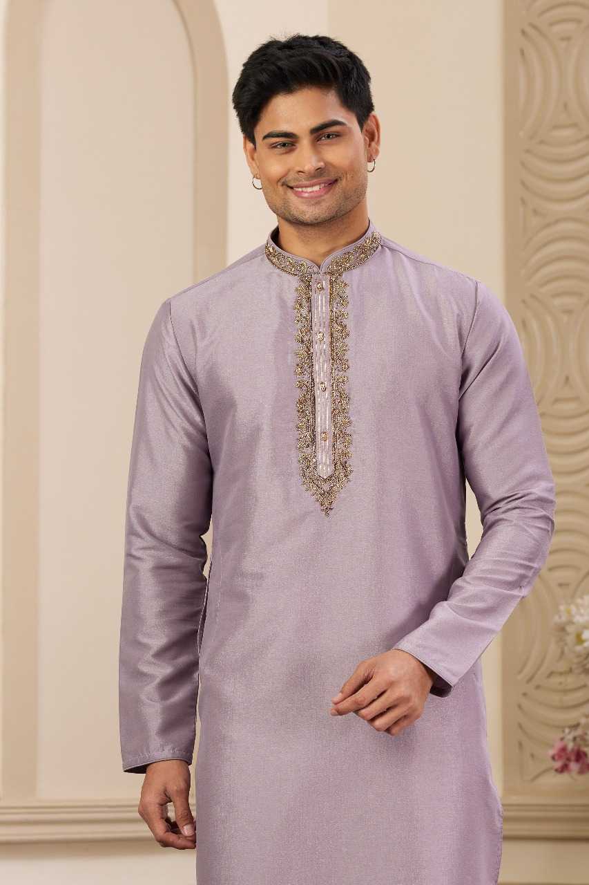 Ynf Art Silk RIN197 3103 Mens Wear Wholesale Mens Kurtas Mens Kurta Pyjama Embroidered Kurta Pajama Manufacturer
