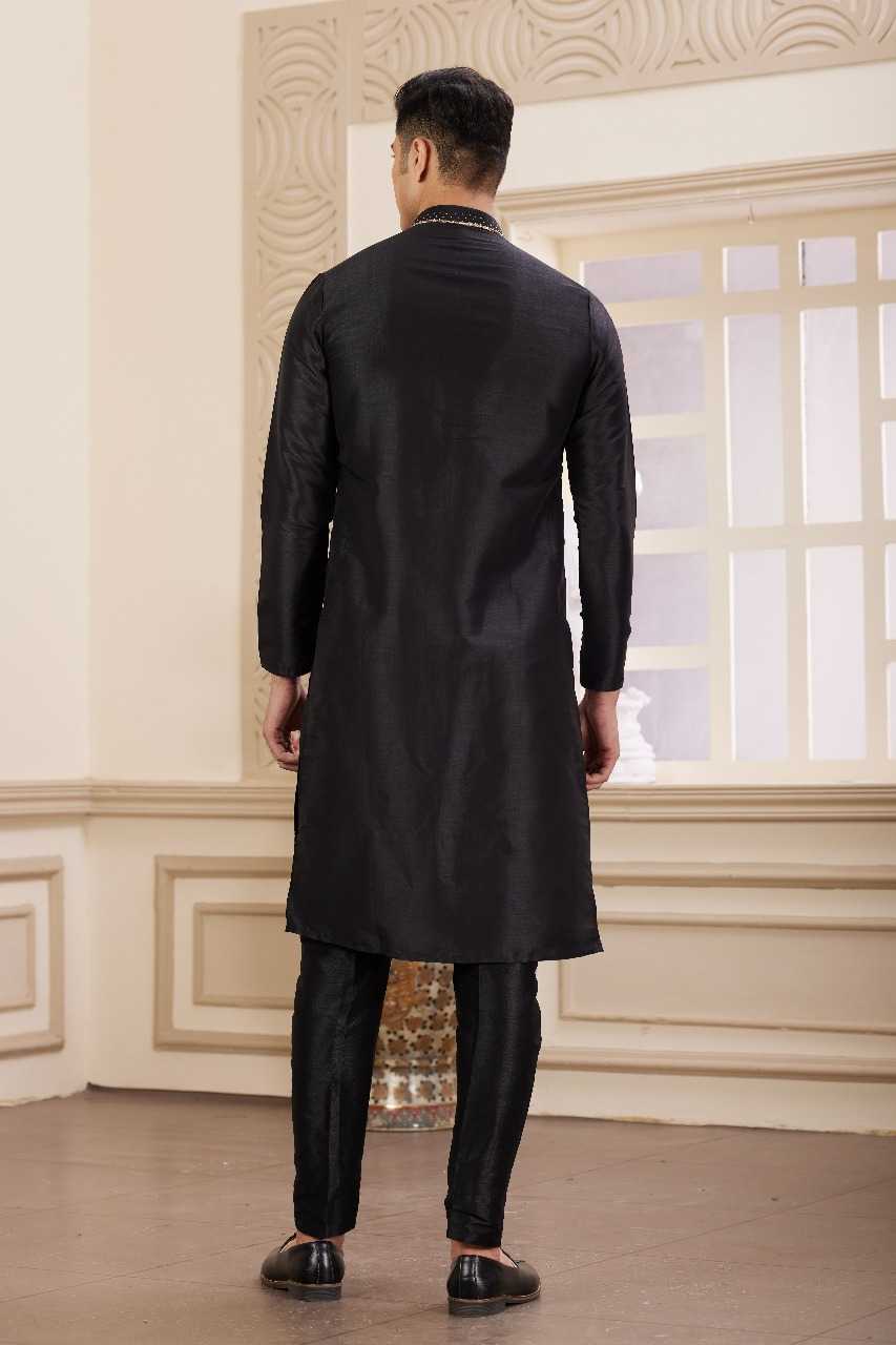 Ynf Art Silk RIN197 3103 Mens Wear Wholesale Mens Kurtas Mens Kurta Pyjama Embroidered Kurta Pajama Manufacturer