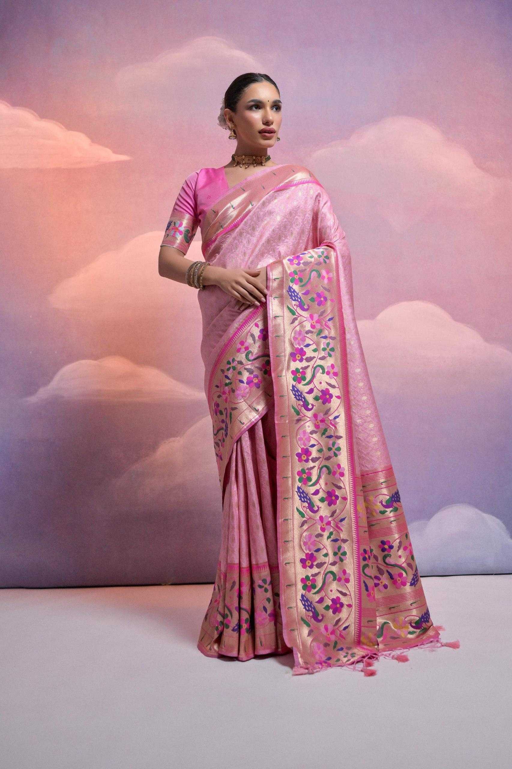 Ynf Banana Silk KESH532 Paithani Vani Sarees Wholesale Designer Sarees Fancy Sarees Zari Sarees Manufacturer