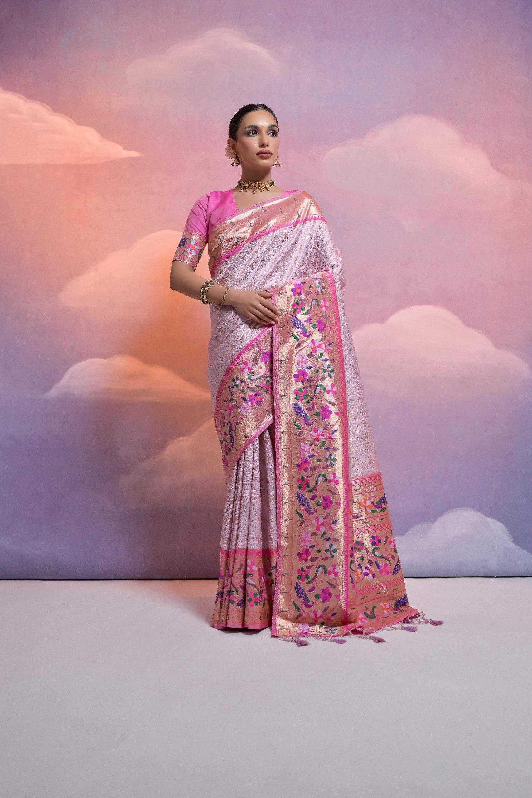 Ynf Banana Silk KESH532 Paithani Vani Sarees Wholesale Designer Sarees Fancy Sarees Zari Sarees Manufacturer