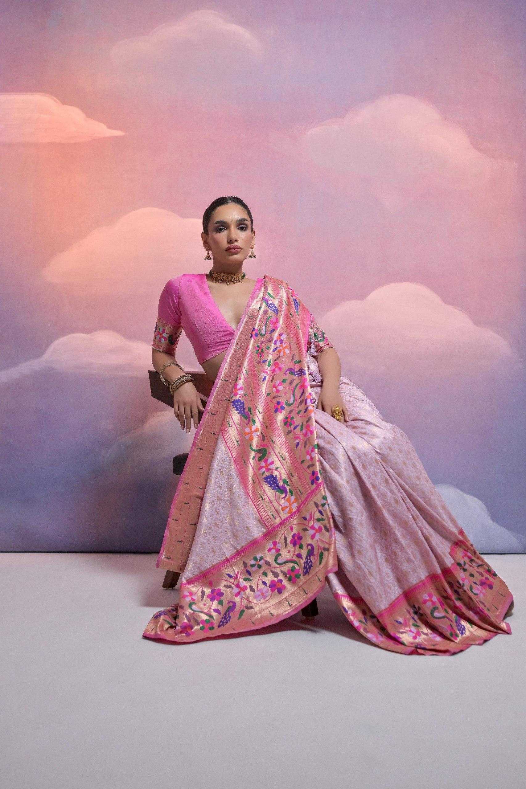 Ynf Banana Silk KESH532 Paithani Vani Sarees Wholesale Designer Sarees Fancy Sarees Zari Sarees Manufacturer