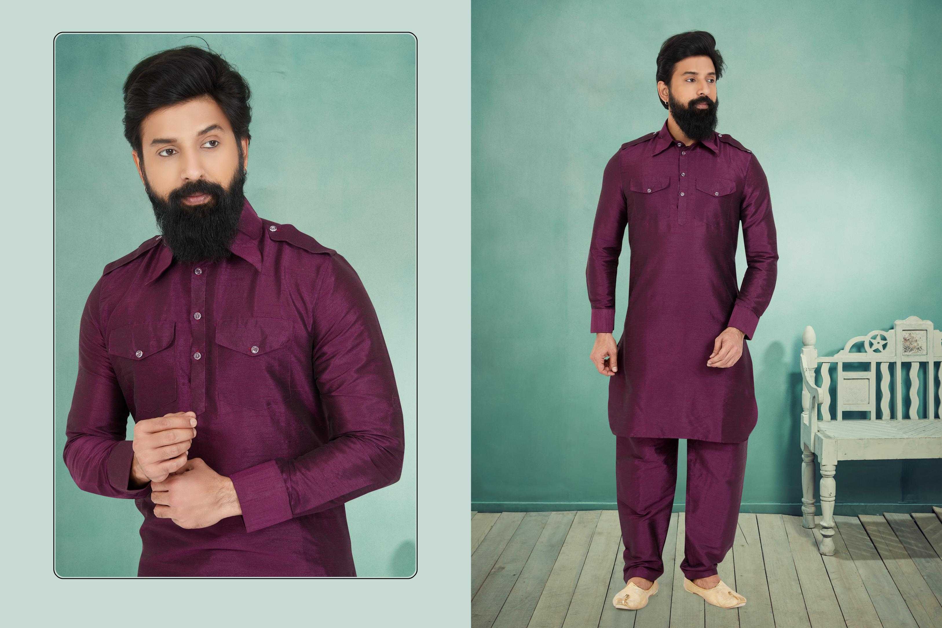 Ynf Banarasi Jacquard RIN223 3103C Mens Wear Wholesale Mens Kurtas Mens Kurta Pyjama Men Wedding kurta Manufacturer