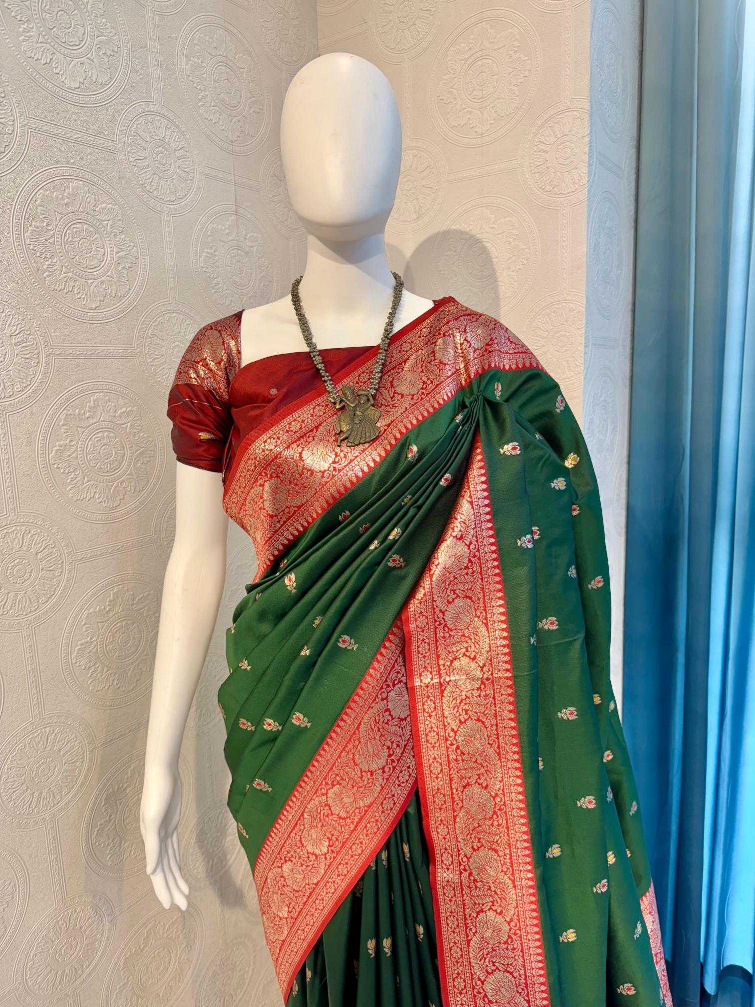 Ynf Banarasi Soft Silk RIN118 PULKA Silk Sarees Wholesale Banarasi Silk Sarees Soft Silk Sarees Designer Silk Sarees Manufacturer