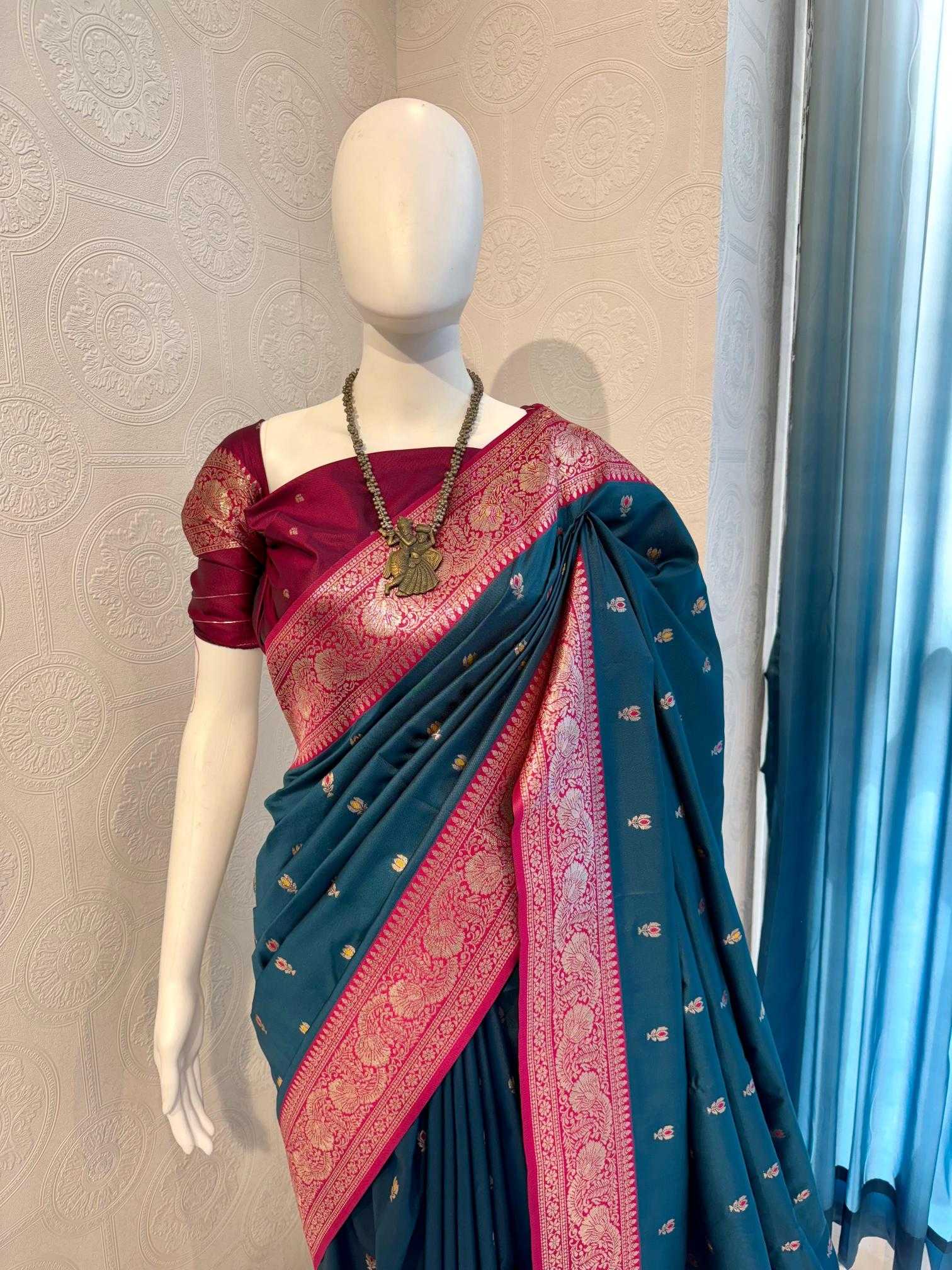 Ynf Banarasi Soft Silk RIN118 PULKA Silk Sarees Wholesale Banarasi Silk Sarees Soft Silk Sarees Designer Silk Sarees Manufacturer