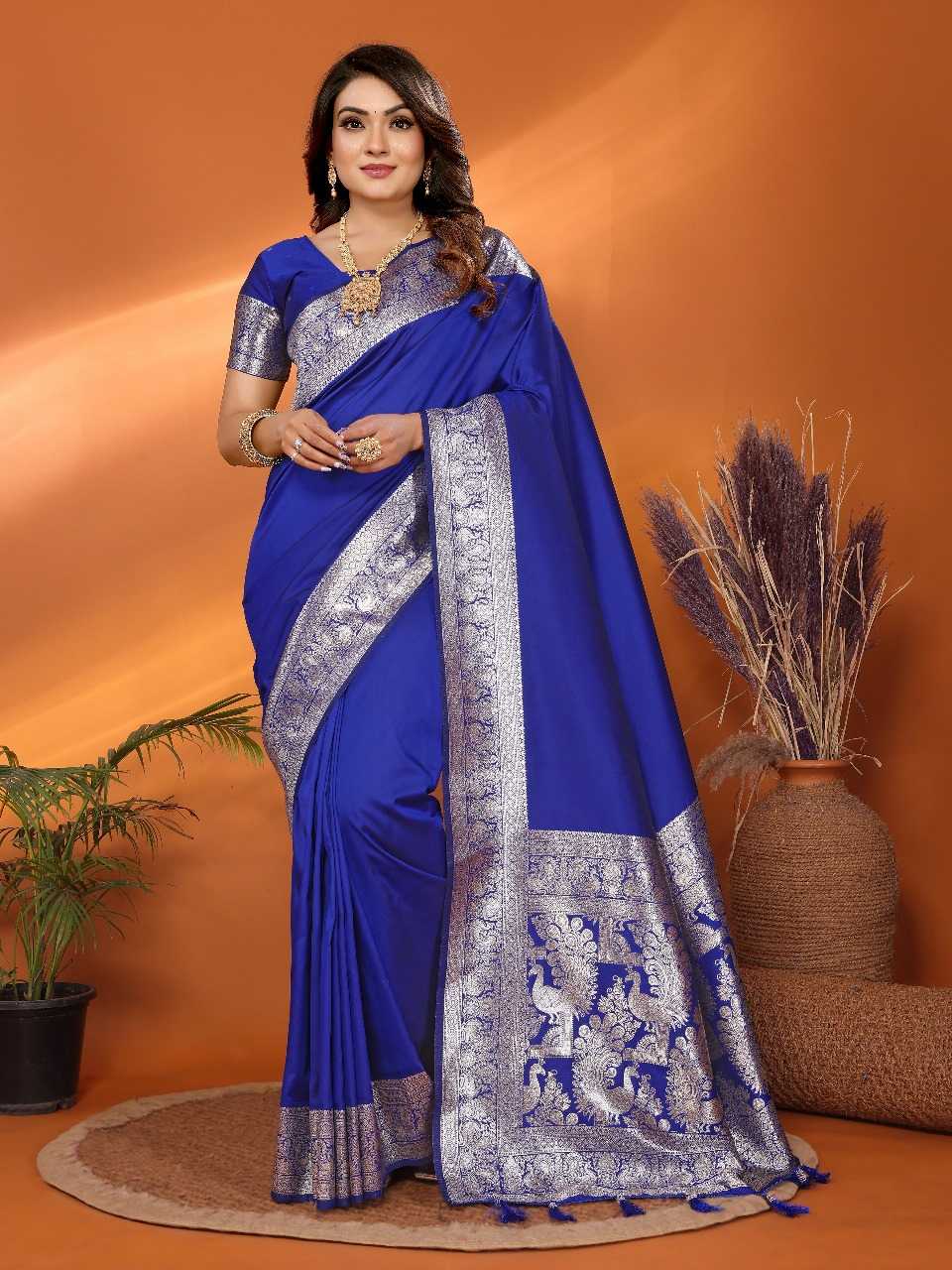 Ynf Banarasi Soft Silk RIN144 Ruby Silk Sarees Wholesale Banarasi Silk Sarees Designer Silk Sarees Silk Sarees For Weddings Manufacturer
