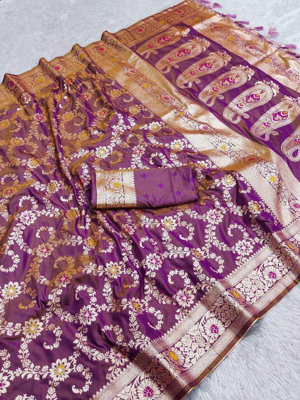 Ynf Banarasi Soft Silk RIN150 Banarasi-6 Sarees Silk Sarees Festive Collections Wholesale Banarasi Silk Sarees Traditional Silk Sarees Silk Sarees With Blouse Manufacturer