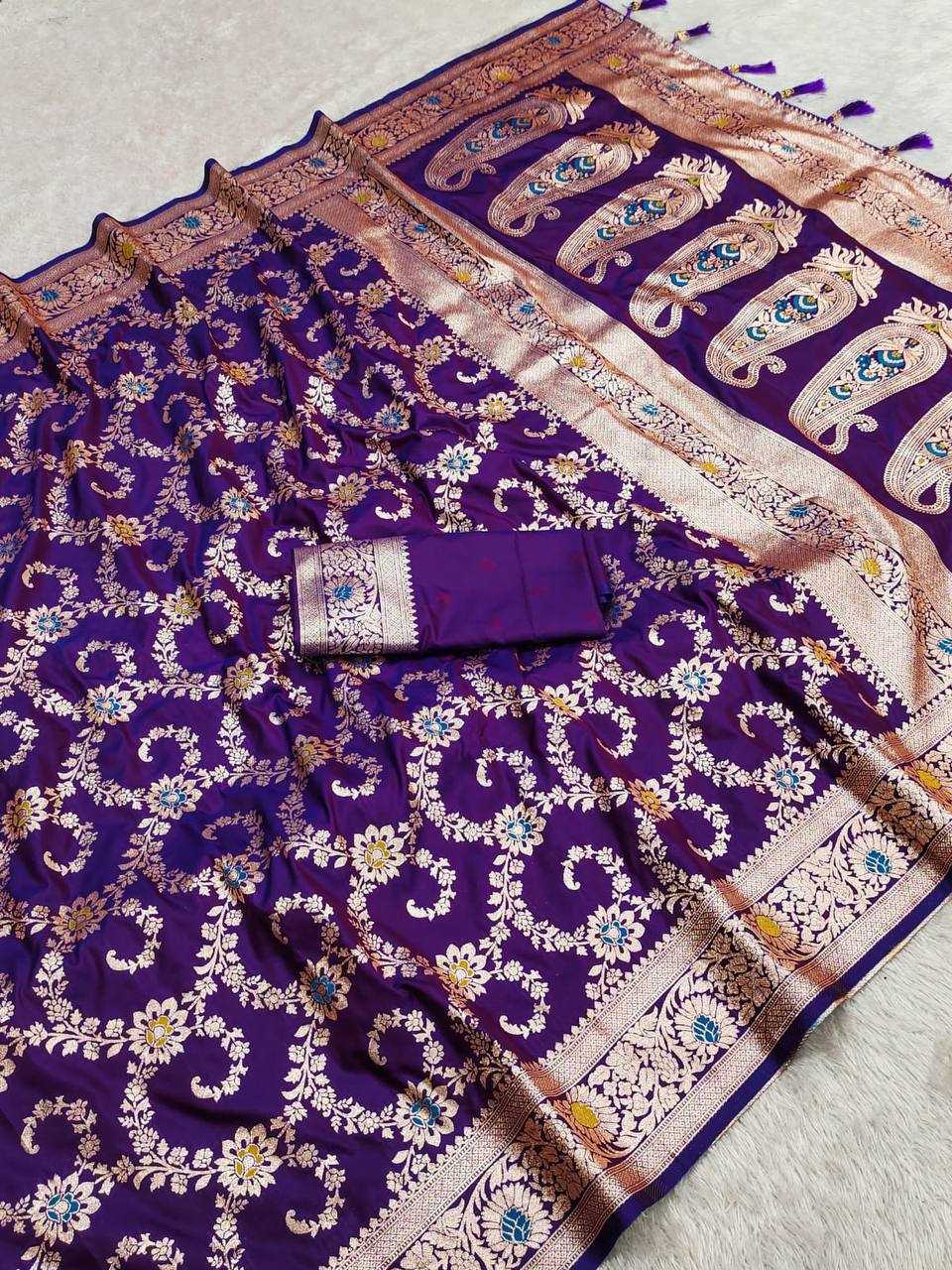 Ynf Banarasi Soft Silk RIN150 Banarasi-6 Sarees Silk Sarees Festive Collections Wholesale Banarasi Silk Sarees Traditional Silk Sarees Silk Sarees With Blouse Manufacturer