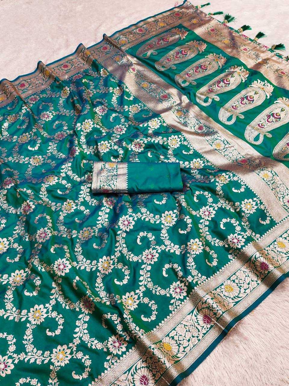 Ynf Banarasi Soft Silk RIN150 Banarasi-6 Sarees Silk Sarees Festive Collections Wholesale Banarasi Silk Sarees Traditional Silk Sarees Silk Sarees With Blouse Manufacturer