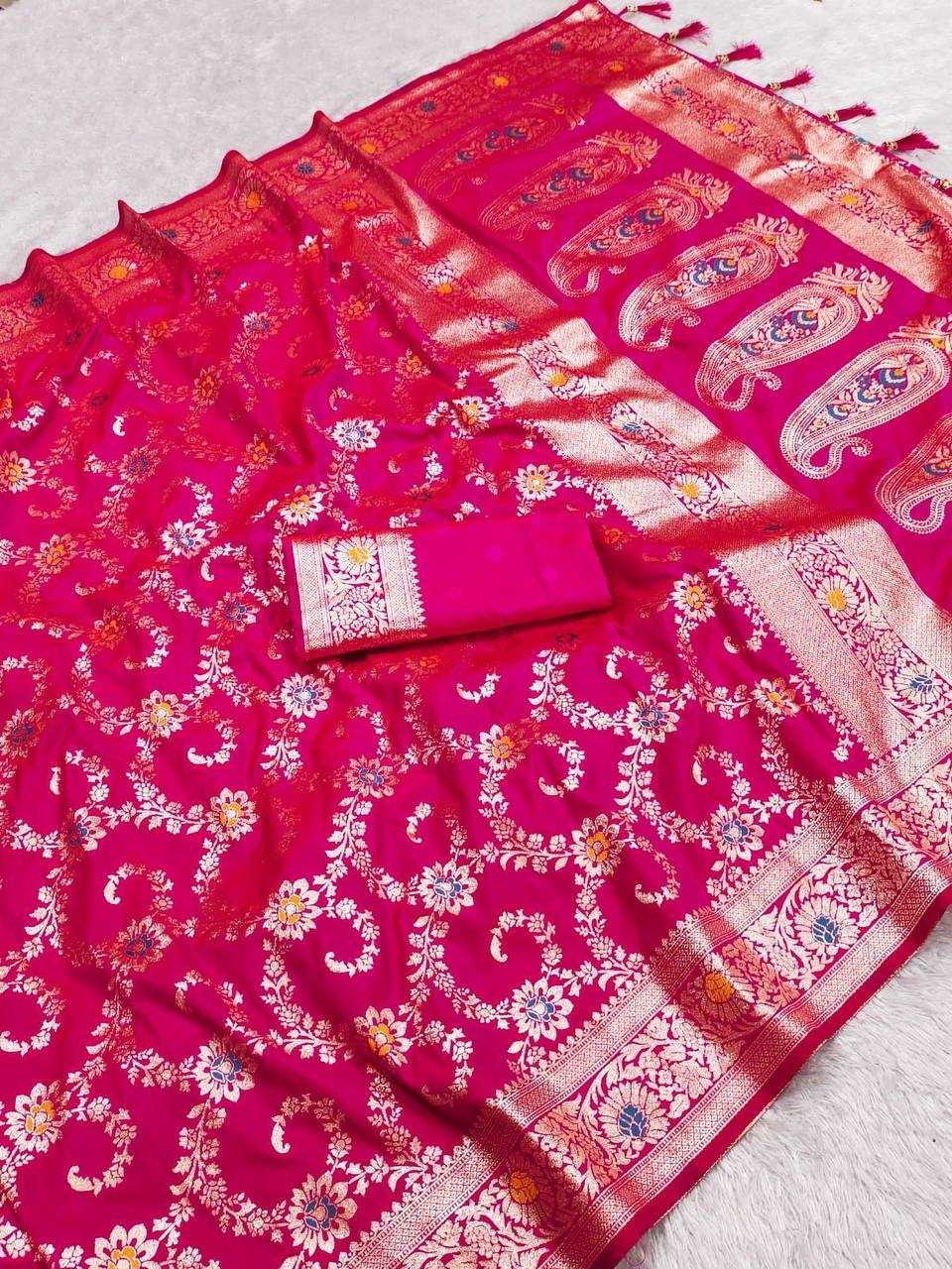 Ynf Banarasi Soft Silk RIN150 Banarasi-6 Sarees Silk Sarees Festive Collections Wholesale Banarasi Silk Sarees Traditional Silk Sarees Silk Sarees With Blouse Manufacturer