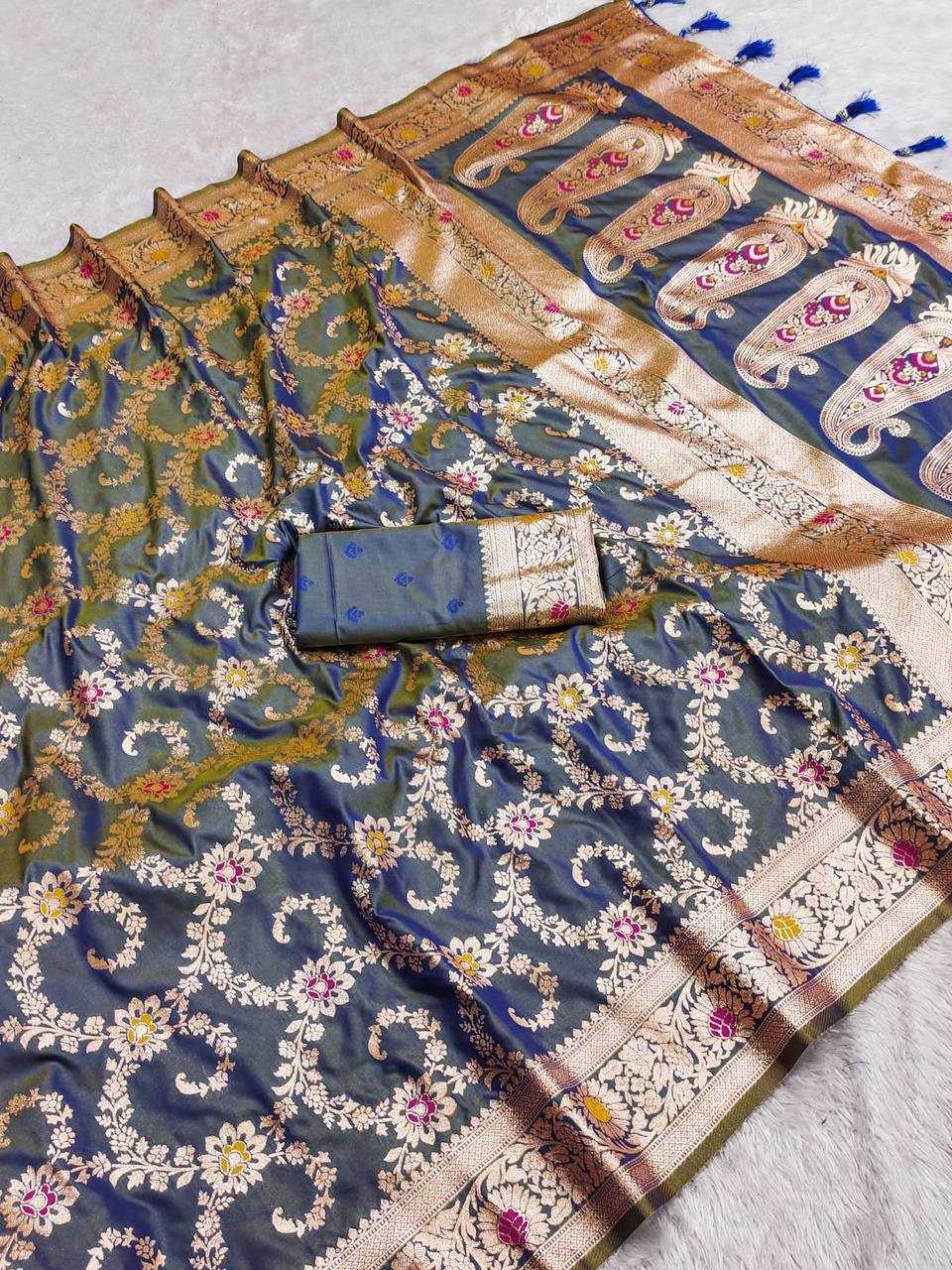 Ynf Banarasi Soft Silk RIN150 Banarasi-6 Sarees Silk Sarees Festive Collections Wholesale Banarasi Silk Sarees Traditional Silk Sarees Silk Sarees With Blouse Manufacturer