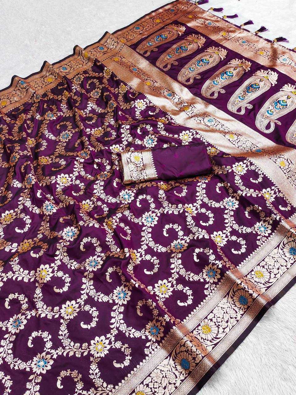Ynf Banarasi Soft Silk RIN150 Banarasi-6 Sarees Silk Sarees Festive Collections Wholesale Banarasi Silk Sarees Traditional Silk Sarees Silk Sarees With Blouse Manufacturer