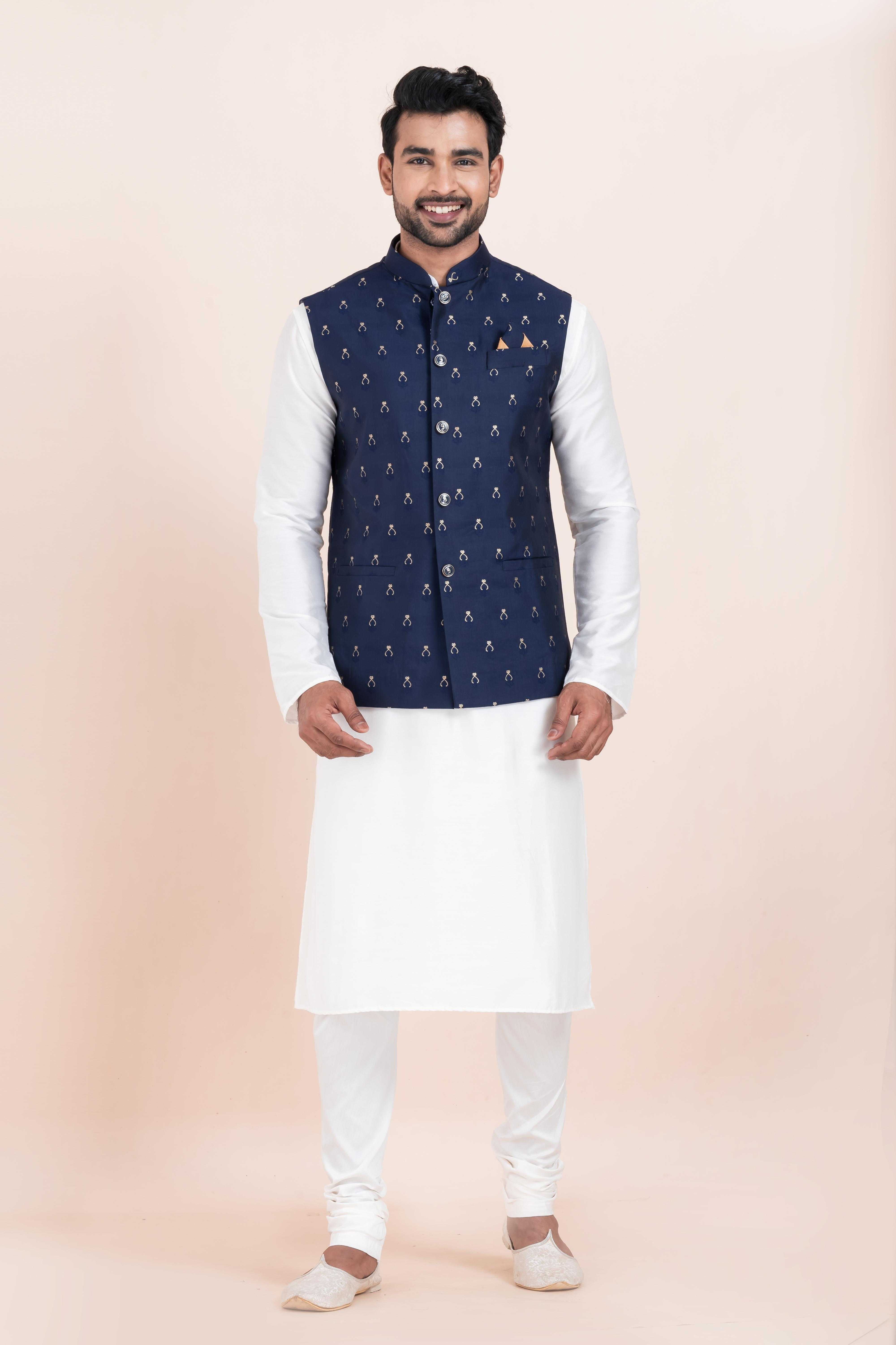Ynf Banarasi Soft Silk RIN223 2360C Mens Wear Festive Collections Wholesale Nehru Jacket Onam Collections Modi Jackets Manufacturer