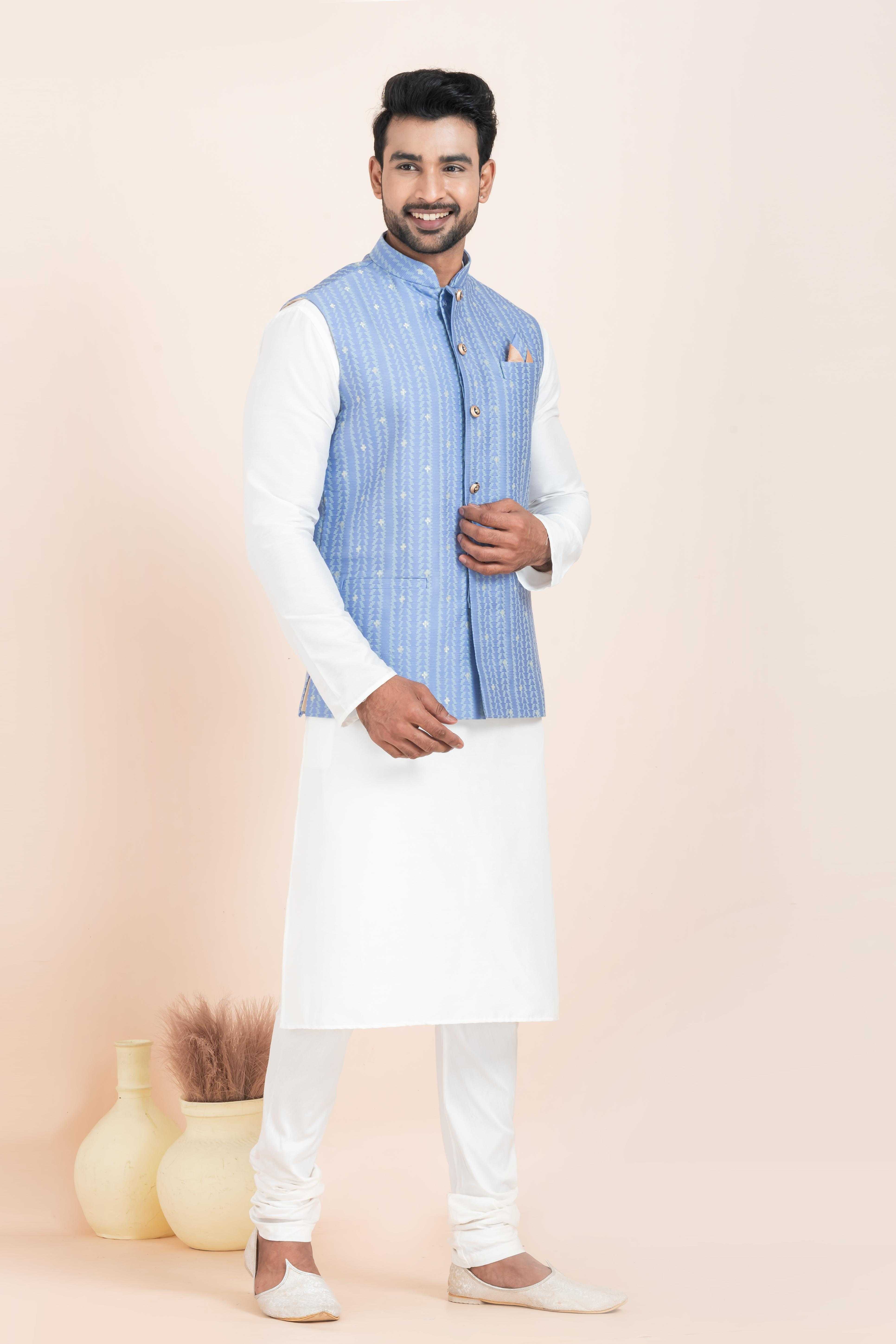 Ynf Banarasi Soft Silk RIN223 2375A Mens Wear Festive Collections Wholesale Nehru Jacket Onam Collections Modi Jackets Manufacturer