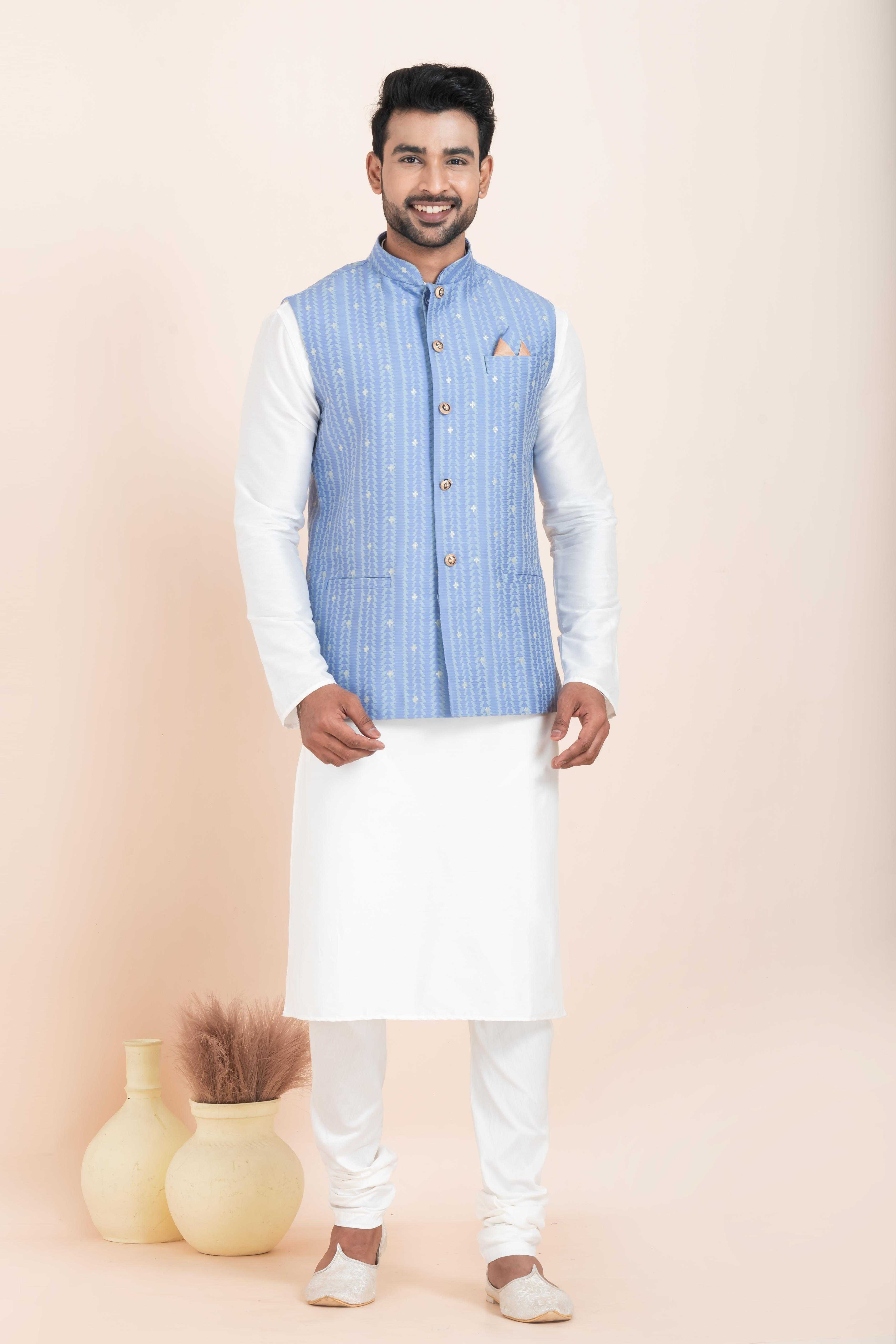 Ynf Banarasi Soft Silk RIN223 2375A Mens Wear Festive Collections Wholesale Nehru Jacket Onam Collections Modi Jackets Manufacturer