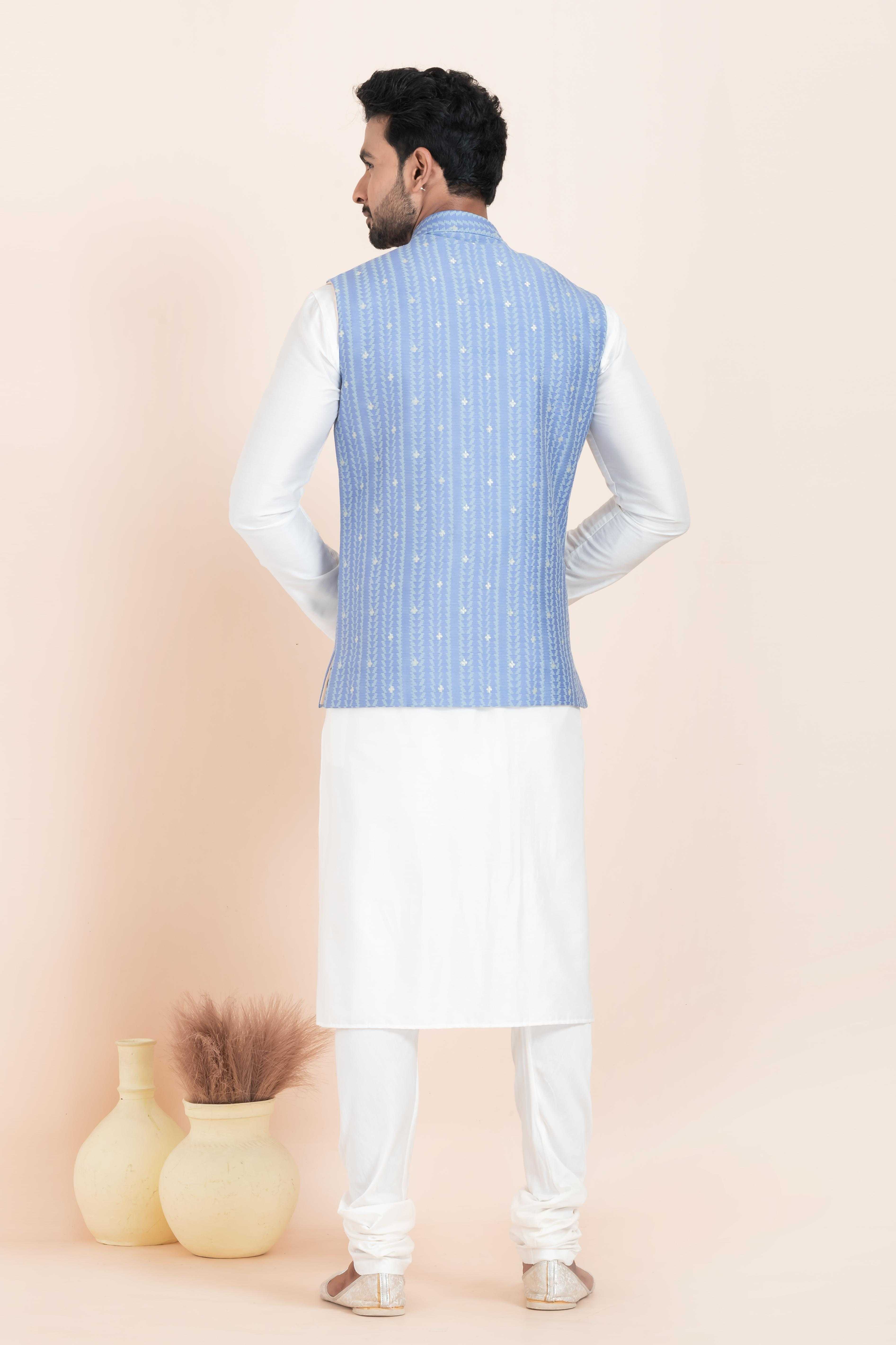 Ynf Banarasi Soft Silk RIN223 2375A Mens Wear Festive Collections Wholesale Nehru Jacket Onam Collections Modi Jackets Manufacturer