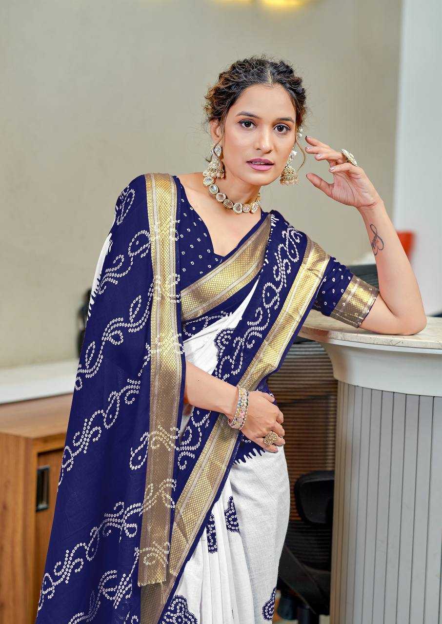 Ynf Bandhani Silk RIN229 1 Sarees Wholesale Printed Sarees Cotton Sarees Bandhani Sarees Manufacturer