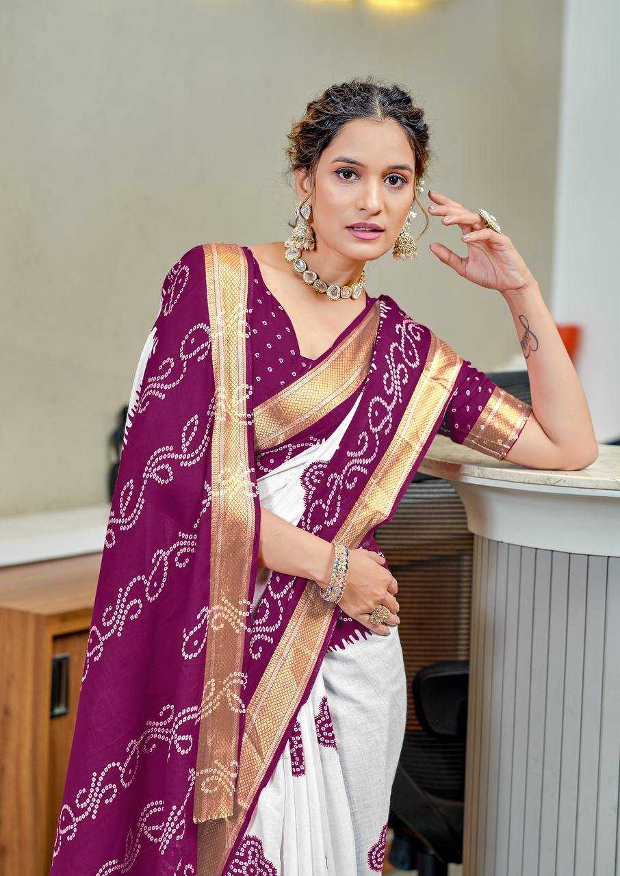 Ynf Bandhani Silk RIN229 1 Sarees Wholesale Printed Sarees Cotton Sarees Bandhani Sarees Manufacturer