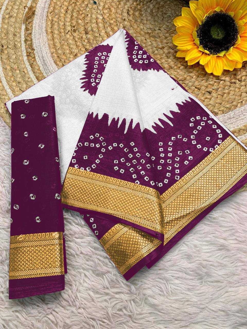 Ynf Bandhani Silk RIN229 1 Sarees Wholesale Printed Sarees Cotton Sarees Bandhani Sarees Manufacturer