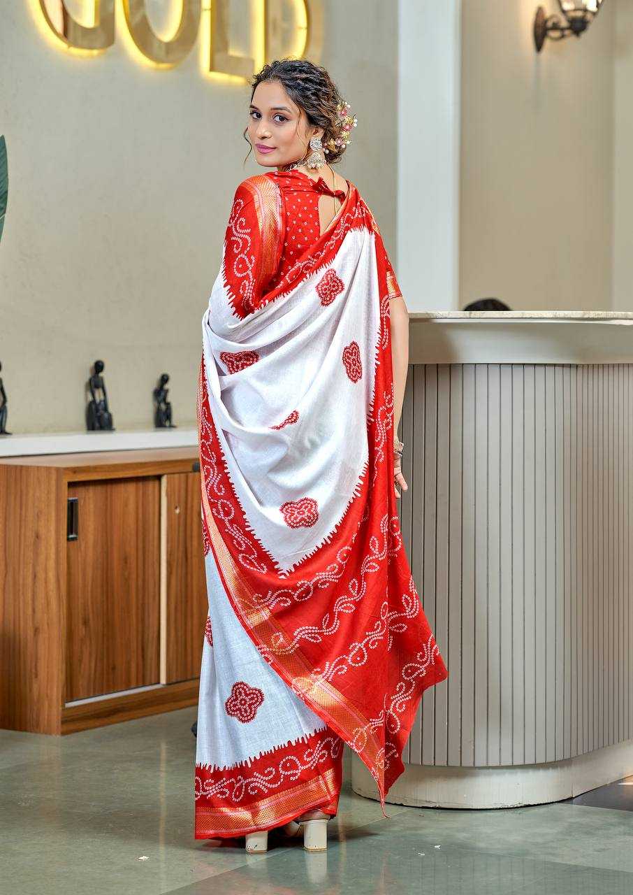 Ynf Bandhani Silk RIN229 1 Sarees Wholesale Printed Sarees Cotton Sarees Bandhani Sarees Manufacturer