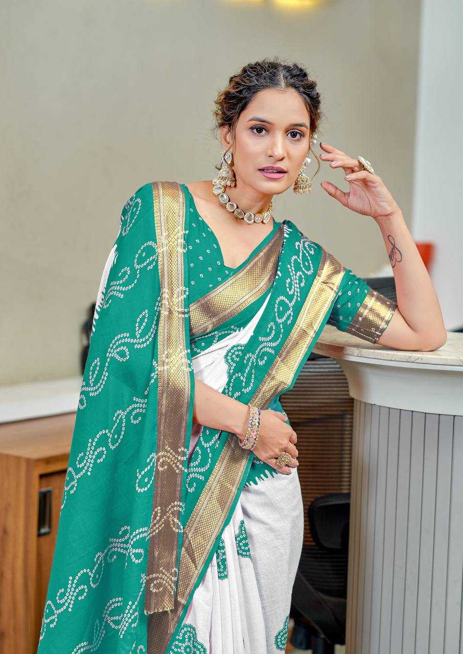 Ynf Bandhani Silk RIN229 1 Sarees Wholesale Printed Sarees Cotton Sarees Bandhani Sarees Manufacturer