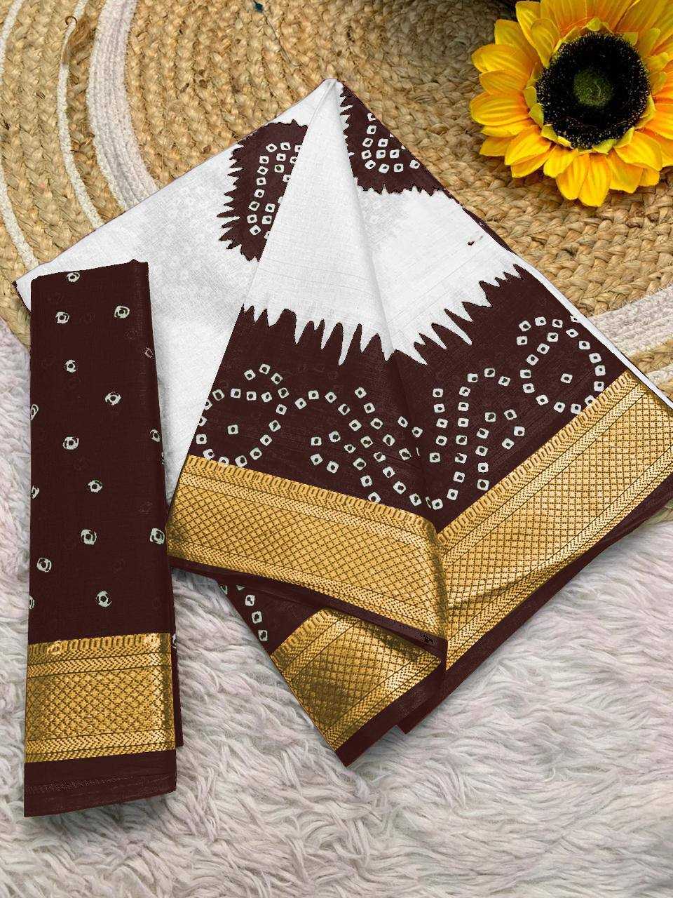 Ynf Bandhani Silk RIN229 1 Sarees Wholesale Printed Sarees Cotton Sarees Bandhani Sarees Manufacturer