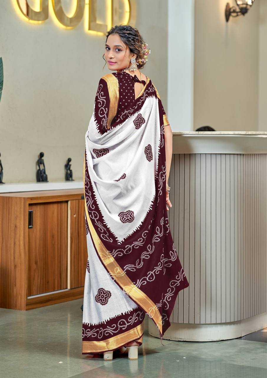 Ynf Bandhani Silk RIN229 1 Sarees Wholesale Printed Sarees Cotton Sarees Bandhani Sarees Manufacturer