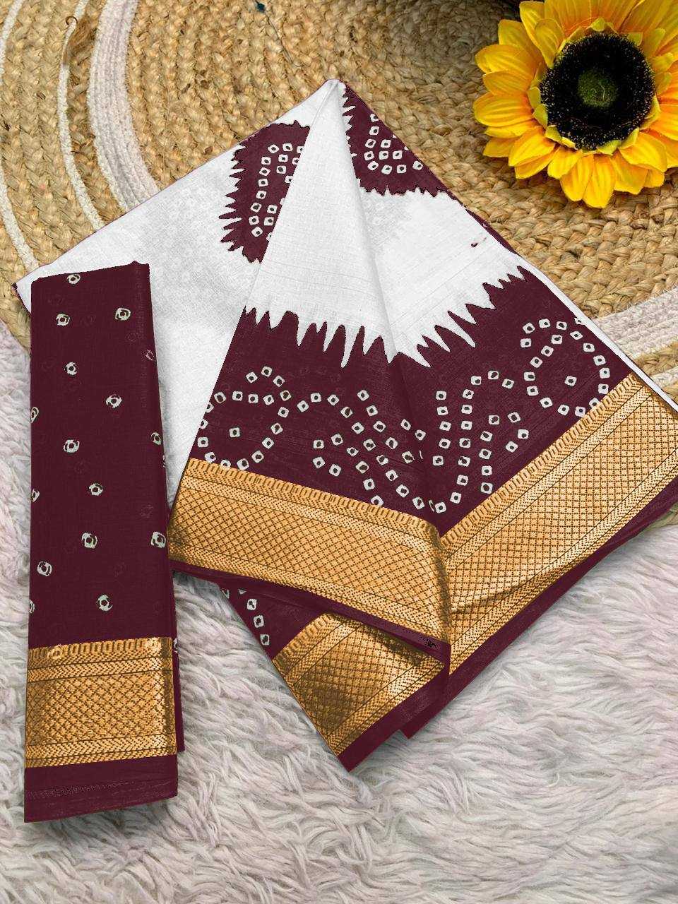Ynf Bandhani Silk RIN229 1 Sarees Wholesale Printed Sarees Cotton Sarees Bandhani Sarees Manufacturer
