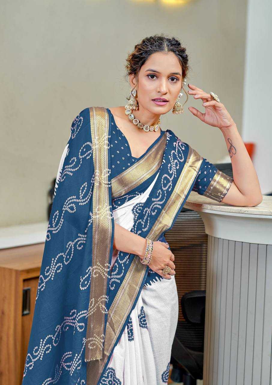 Ynf Bandhani Silk RIN229 1 Sarees Wholesale Printed Sarees Cotton Sarees Bandhani Sarees Manufacturer