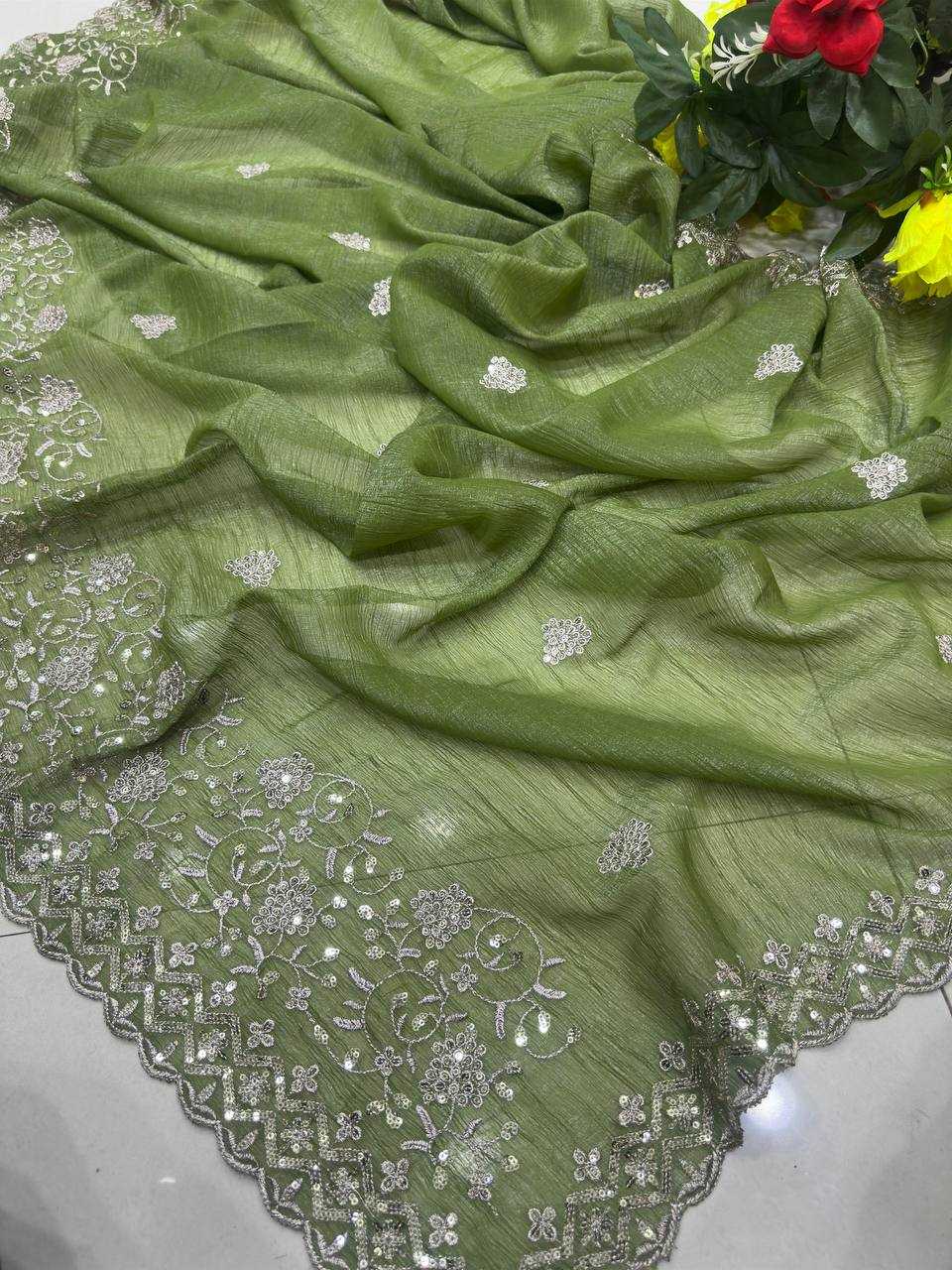 Ynf Banglori Silk KESH533 5067 Sarees Wholesale Party Wear Sarees Fancy Sarees Sequence Sarees Contemporary Sarees Manufacturer