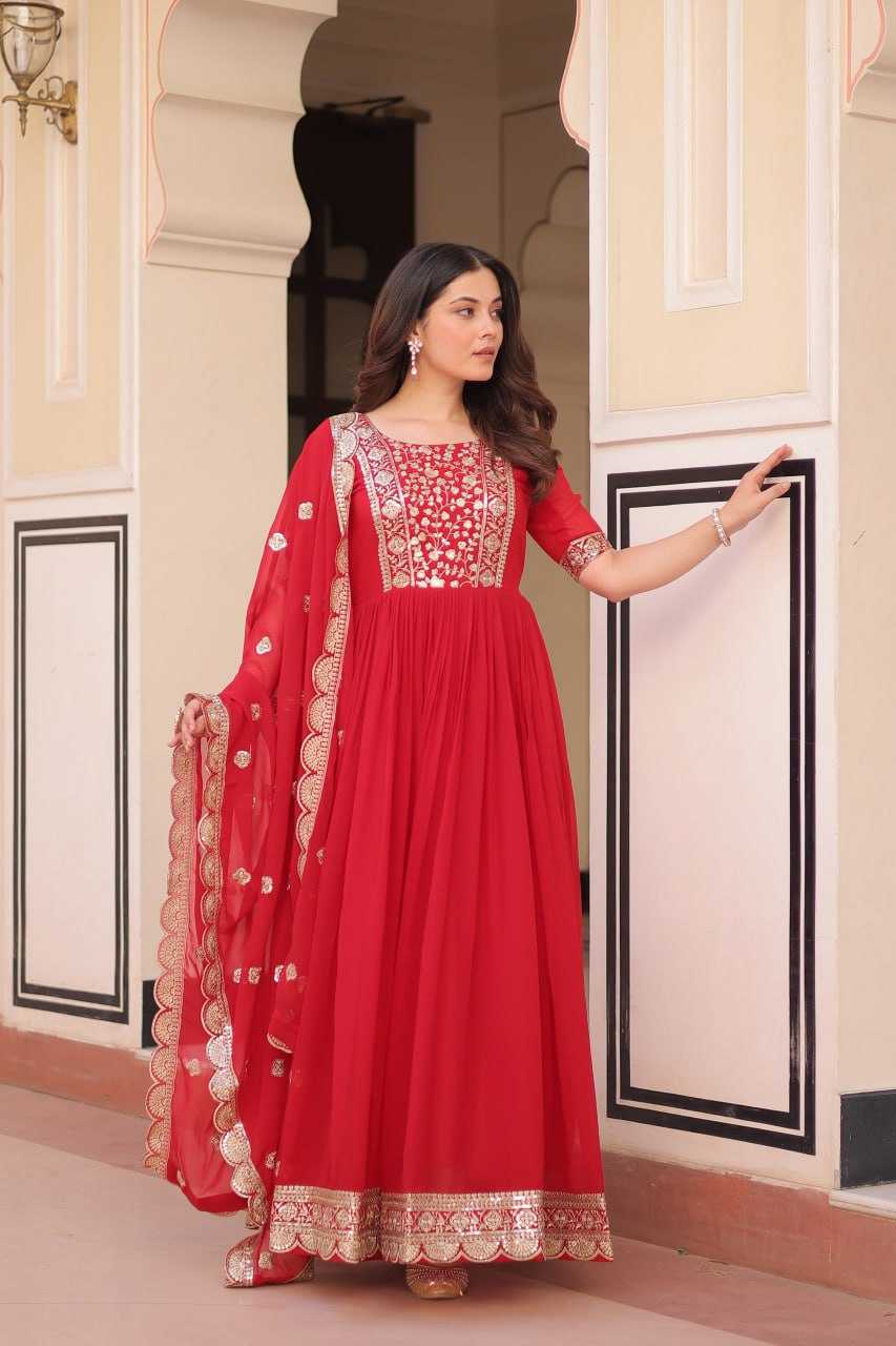 Ynf Blooming KESH489 1177 Gowns Wholesale Fancy Gowns Embroidery Gowns Anarkali Gown Manufacturer