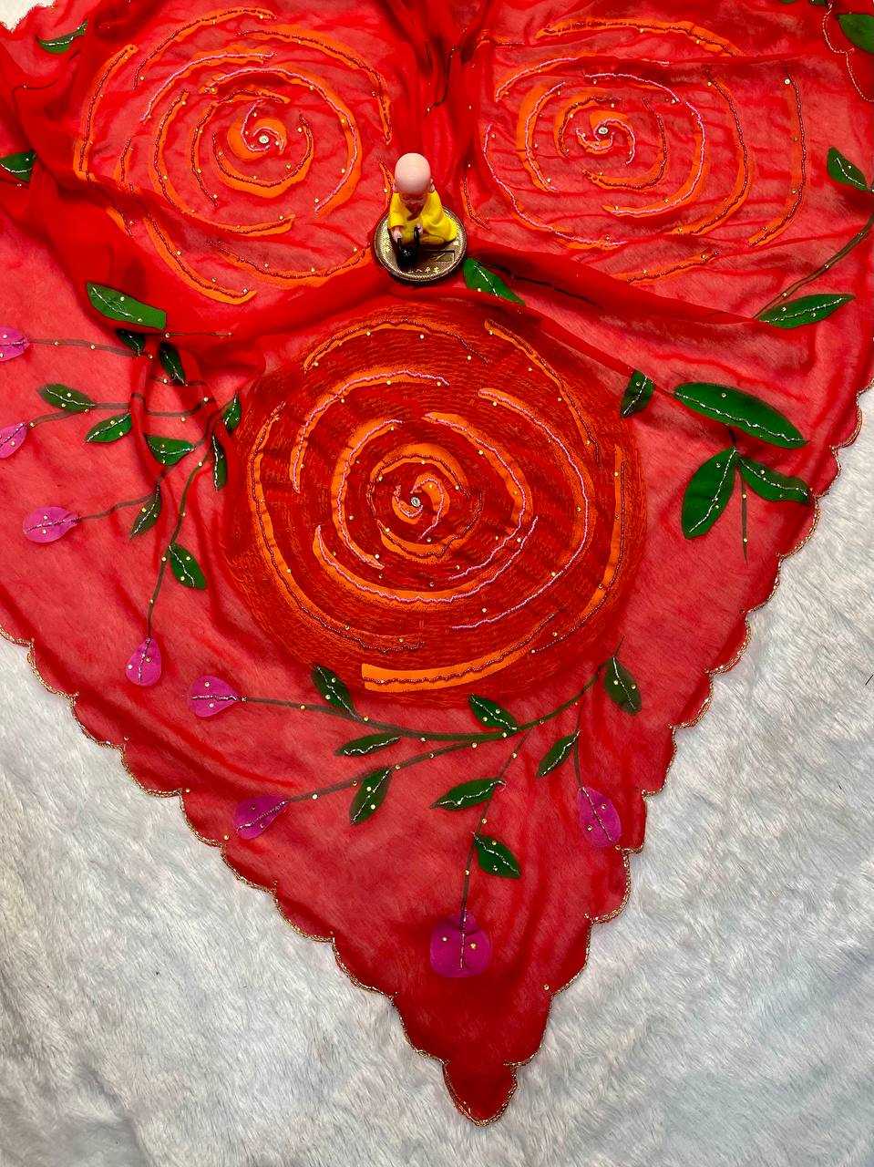 Ynf Blooming RIN187 755 Sarees Wholesale Party Wear Sarees Hand Work Sarees Manufacturer