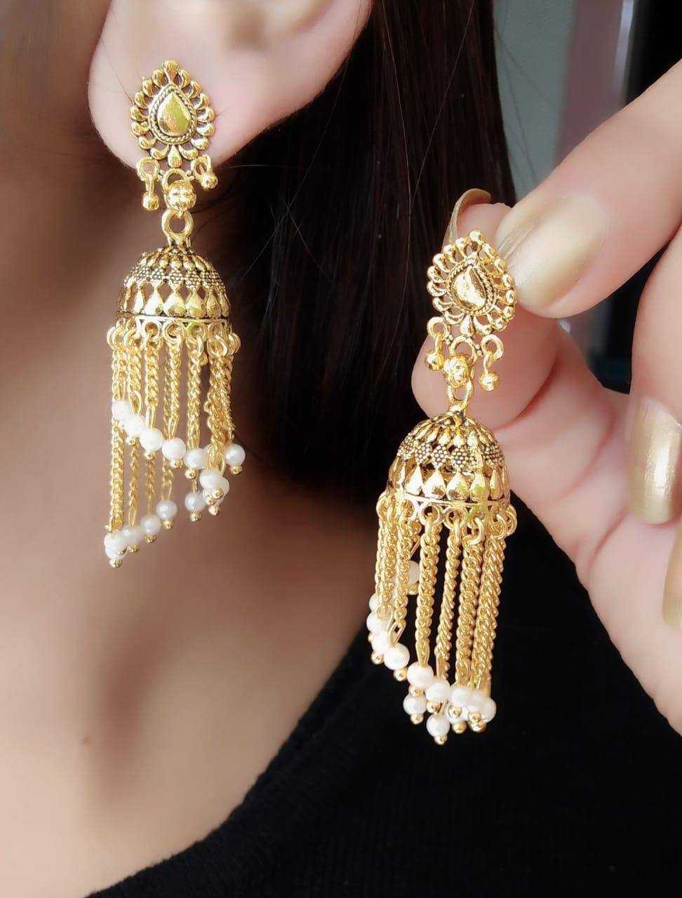 Ynf Brass Womens Jewellery Wholesale Long Earrings Manufacturer
