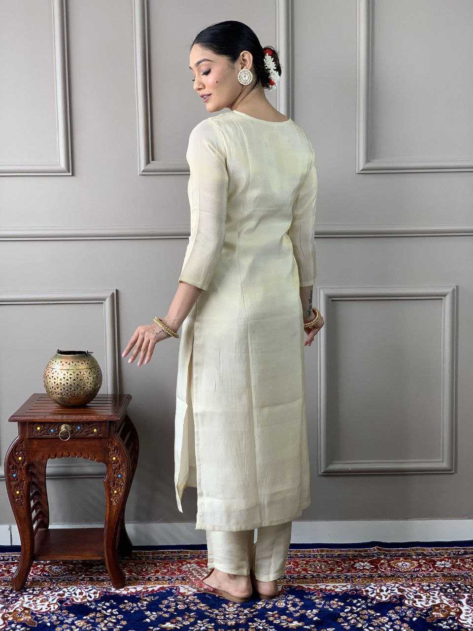 Ynf Chanderi Silk KESH529 547 Suits & Dresses Wedding Collections Festive Collections Wholesale Embroidery Suits Chanderi Suit Wedding Outfits Manufacturer
