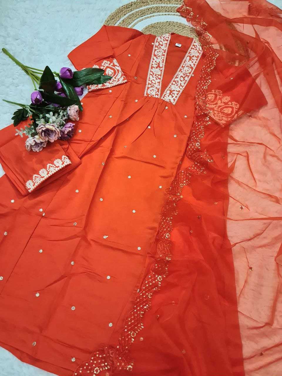 Ynf Chanderi Silk KESH529 637 Suits & Dresses Wholesale Embroidery Suits Anarkali Suits Churidar Suits Manufacturer