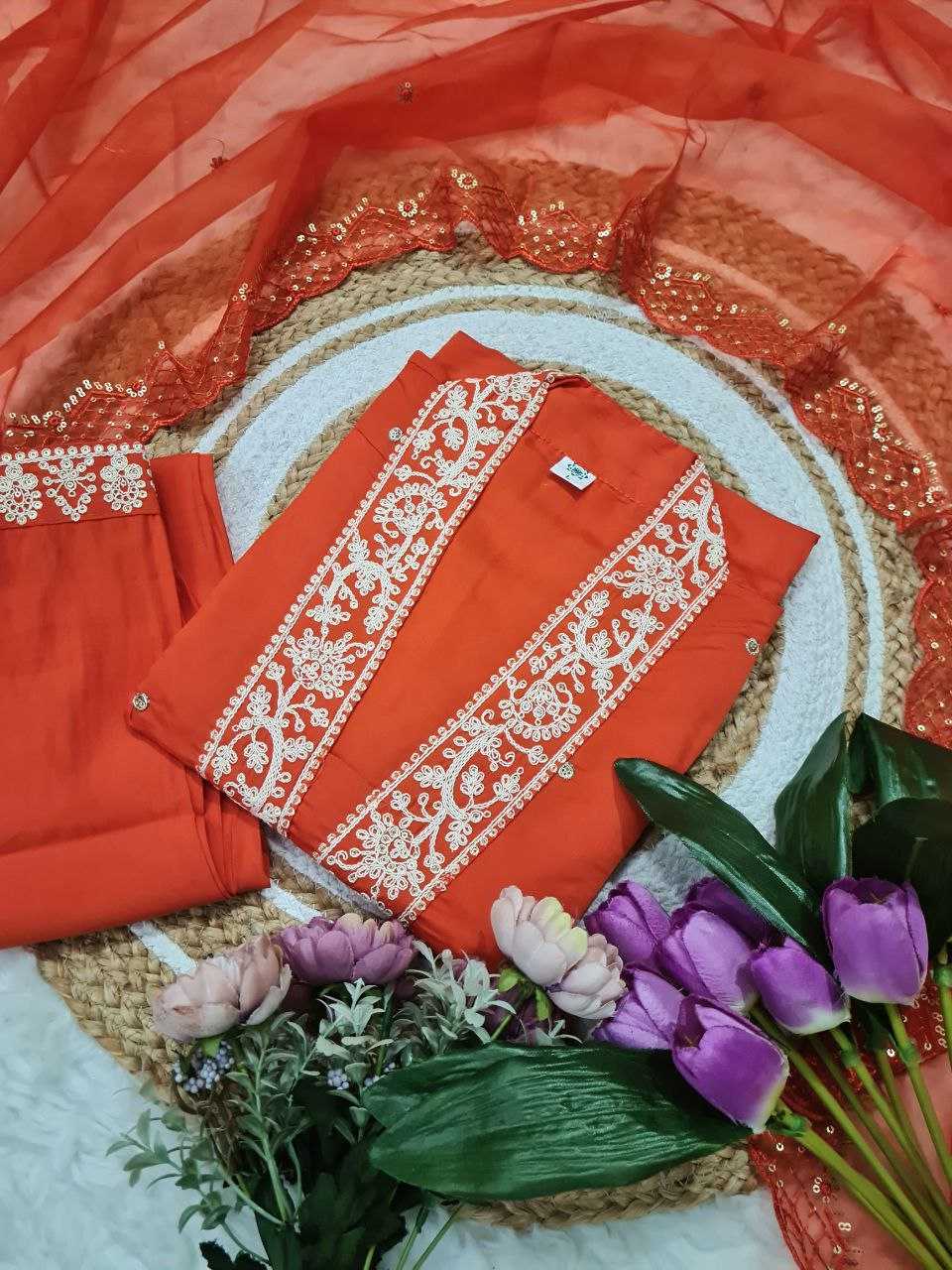 Ynf Chanderi Silk KESH529 637 Suits & Dresses Wholesale Embroidery Suits Anarkali Suits Churidar Suits Manufacturer
