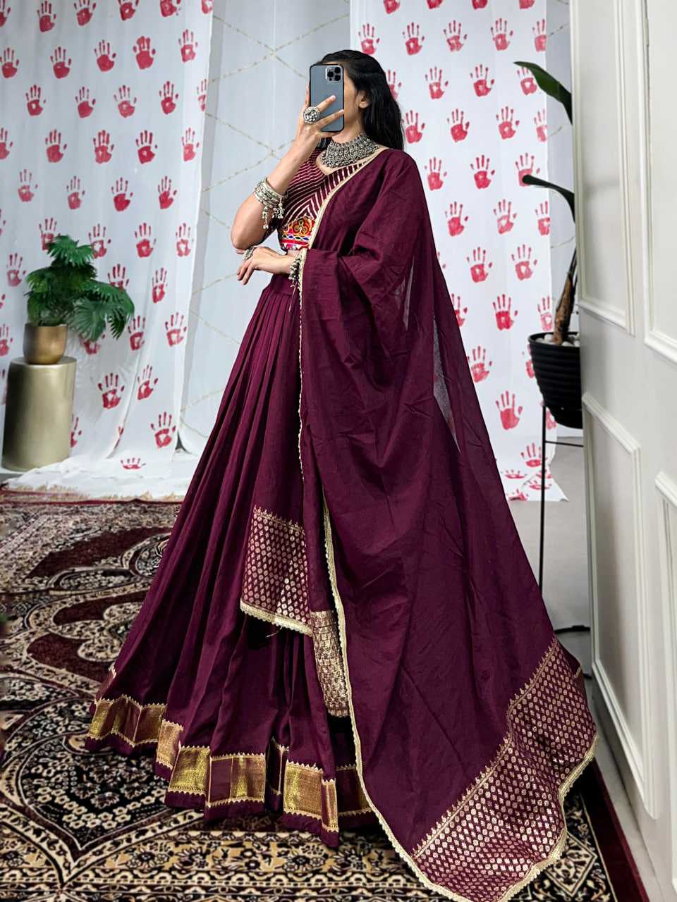 Ynf Chanderi Soft KESH134 1747 Lehengas Wedding Collections Festive Collections Wholesale Lehenga With Dupatta Gota Patti Lehenga Lehenga With Blouse Manufacturer